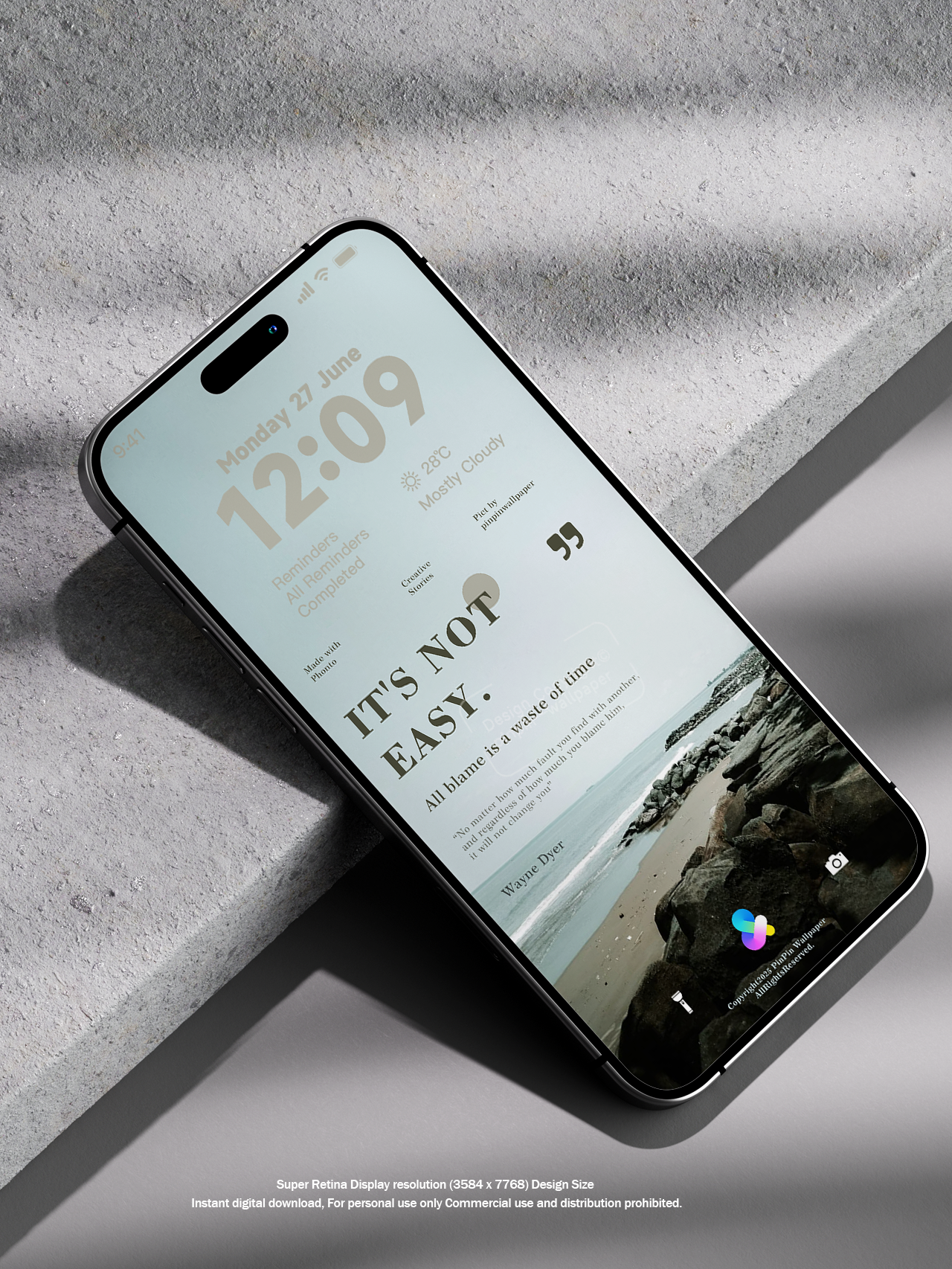 4K HD 壁紙の背景 - iPhone および Android 向け Black Universe Series20