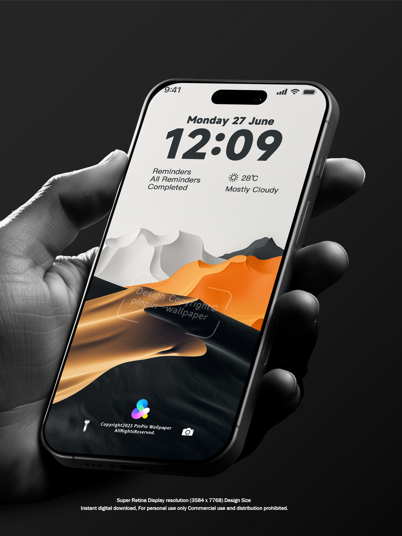 4K HD 壁紙の背景 - iPhone および Android 向け Black Universe Series20