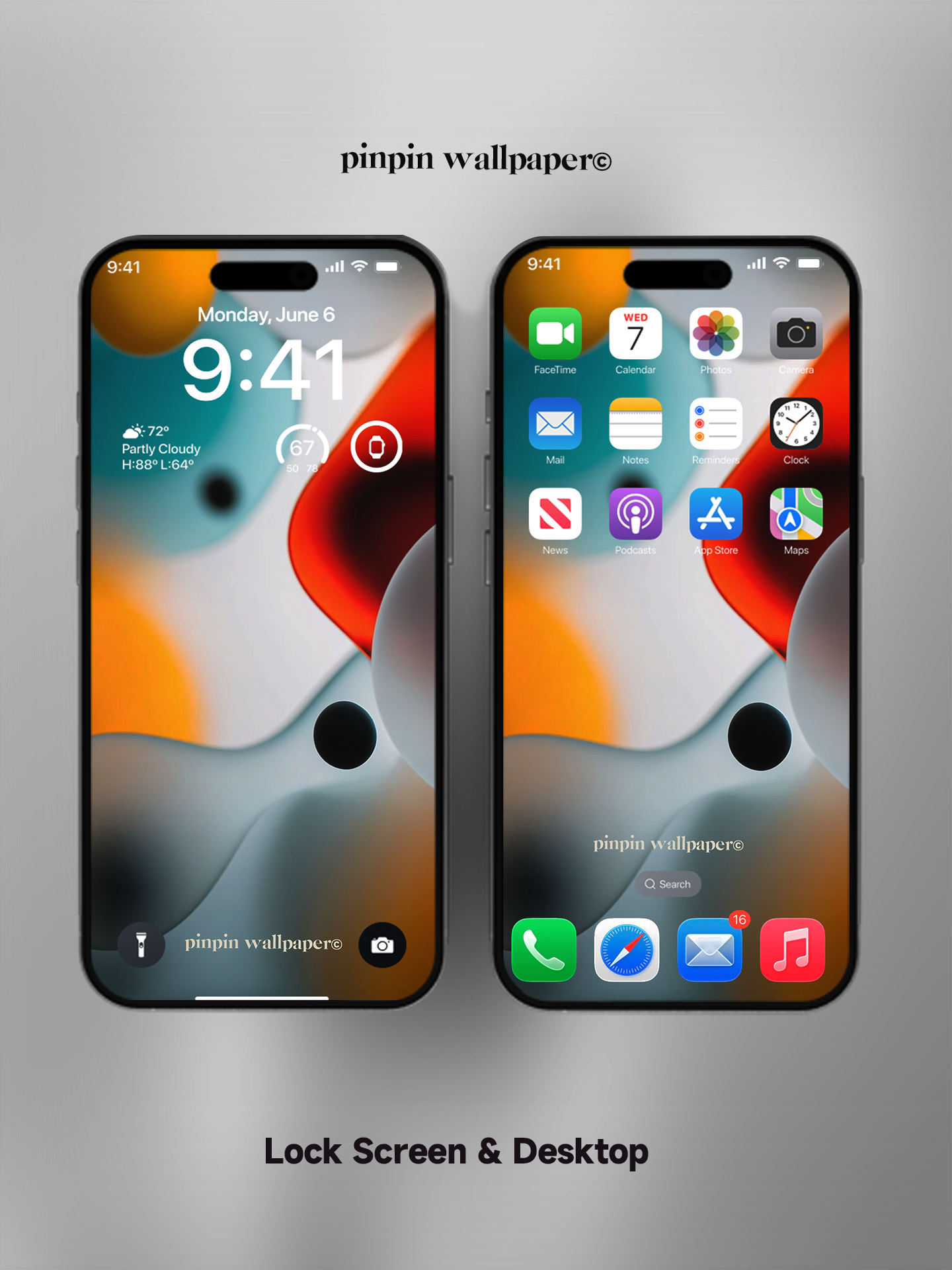 4K HD Phone Wallpaper Background - NO.5773 Minimalist Gradient Style wallpapers for iPhone and Android