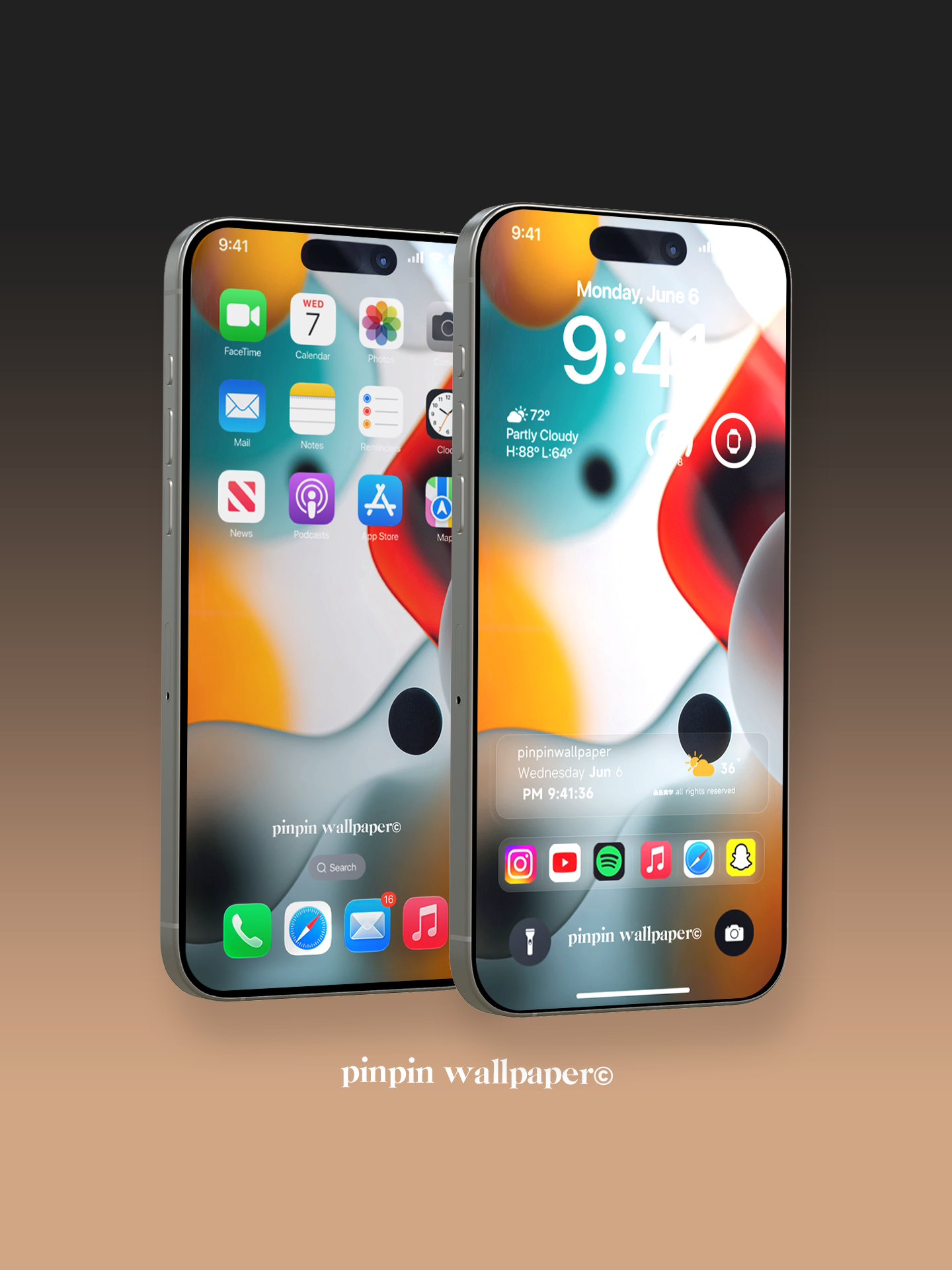 4K HD 壁紙の背景 - iPhone および Android 向け Black Universe Series20