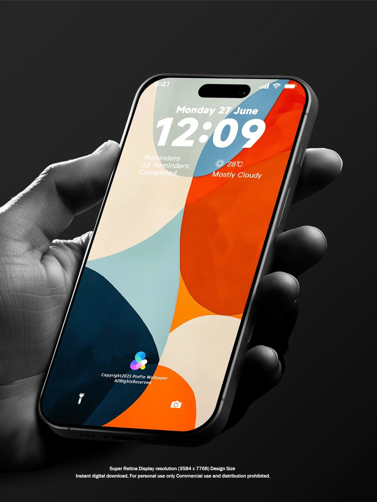 4K HD 壁紙の背景 - iPhone および Android 向け Black Universe Series20