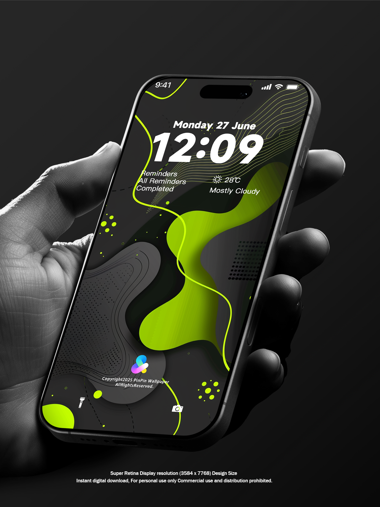4K HD 壁紙の背景 - iPhone および Android 向け Black Universe Series20