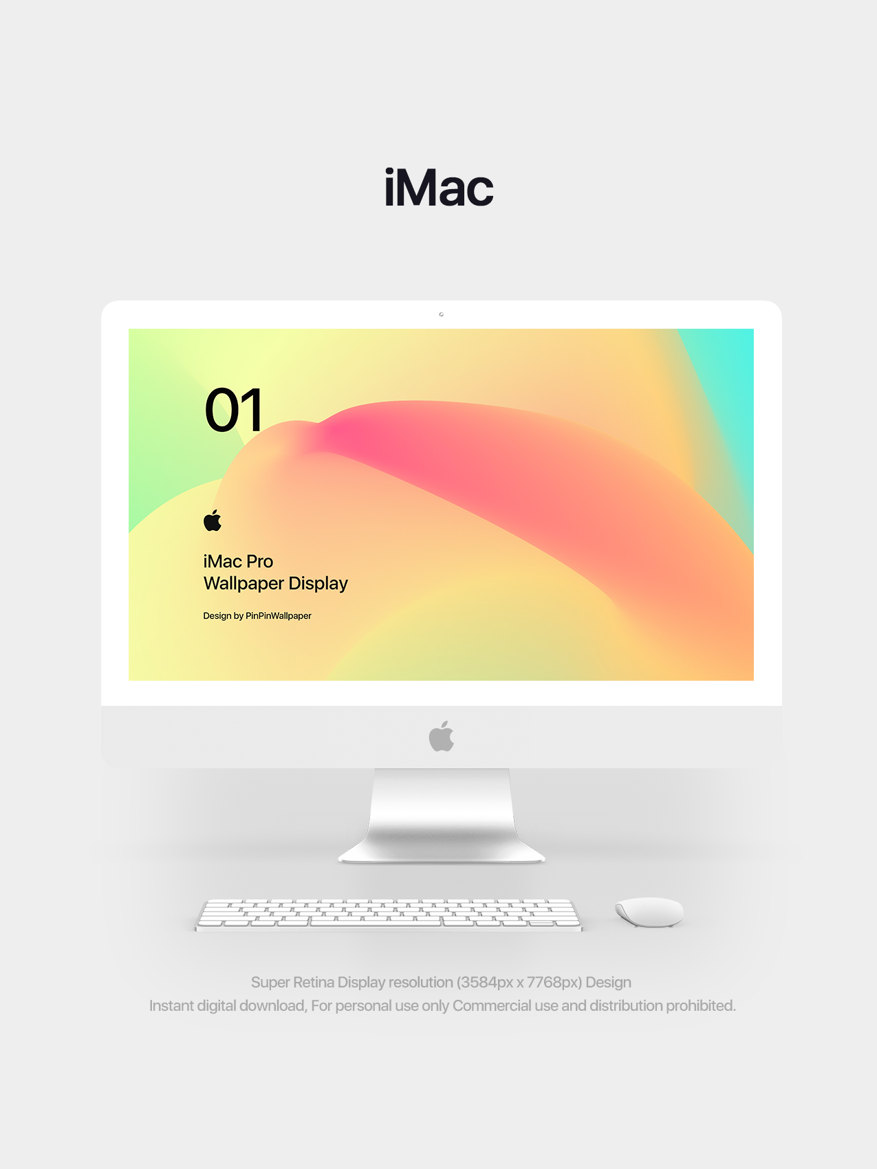 4K HD Apple デバイスの壁紙 背景デザイン 5 パック