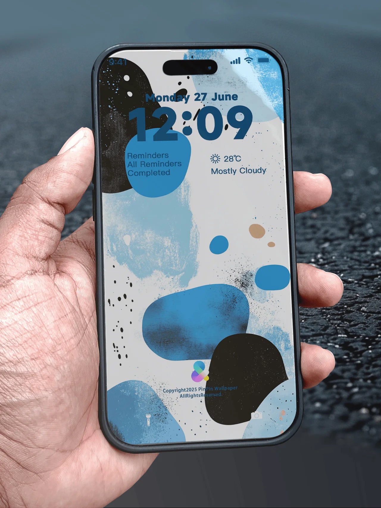 4K HD 壁紙の背景 - iPhone および Android 向け Black Universe Series20