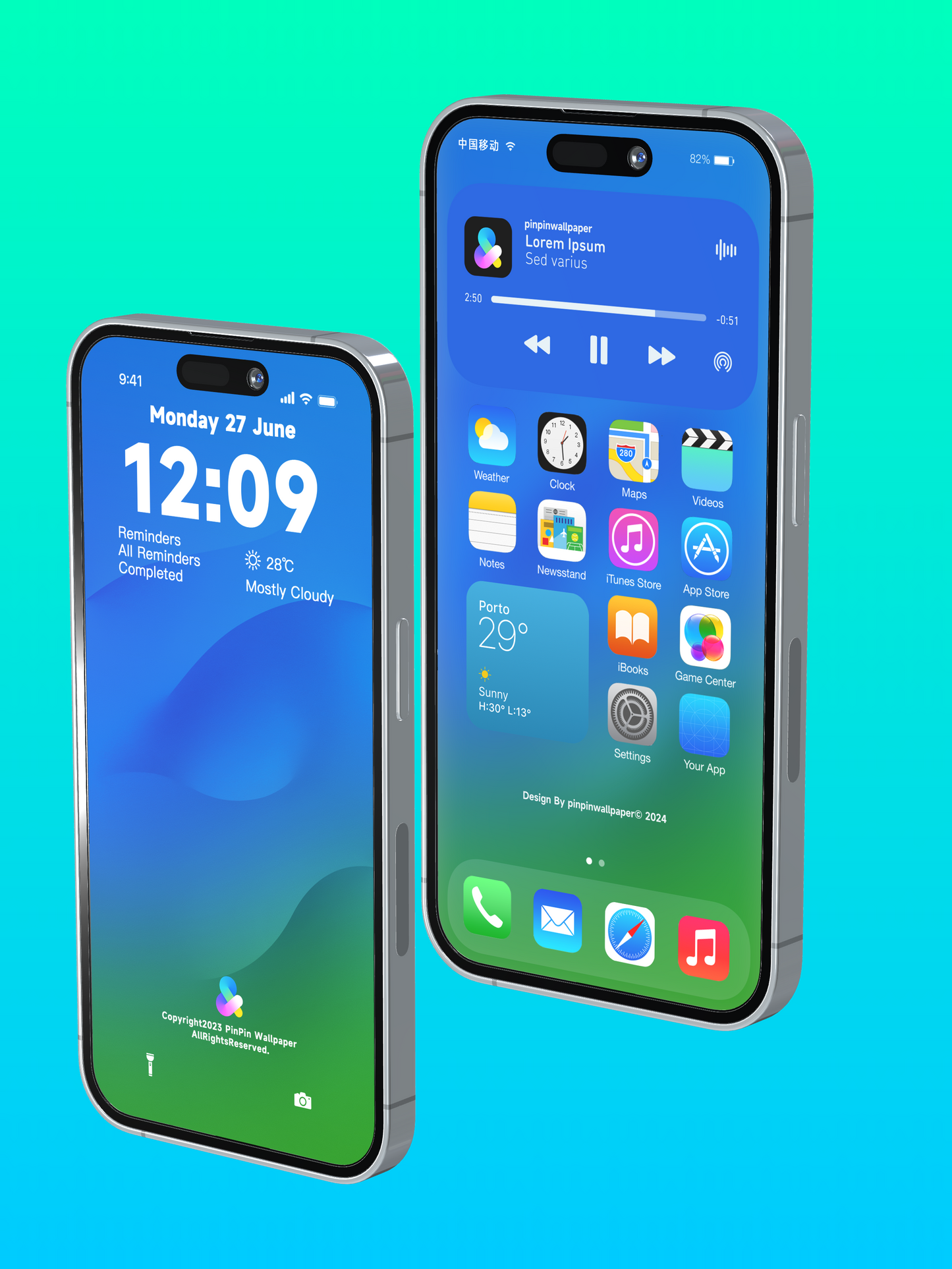 4K HD 壁紙の背景 - iPhone と Android 向けのミニマリスト スタイルのグラデーション