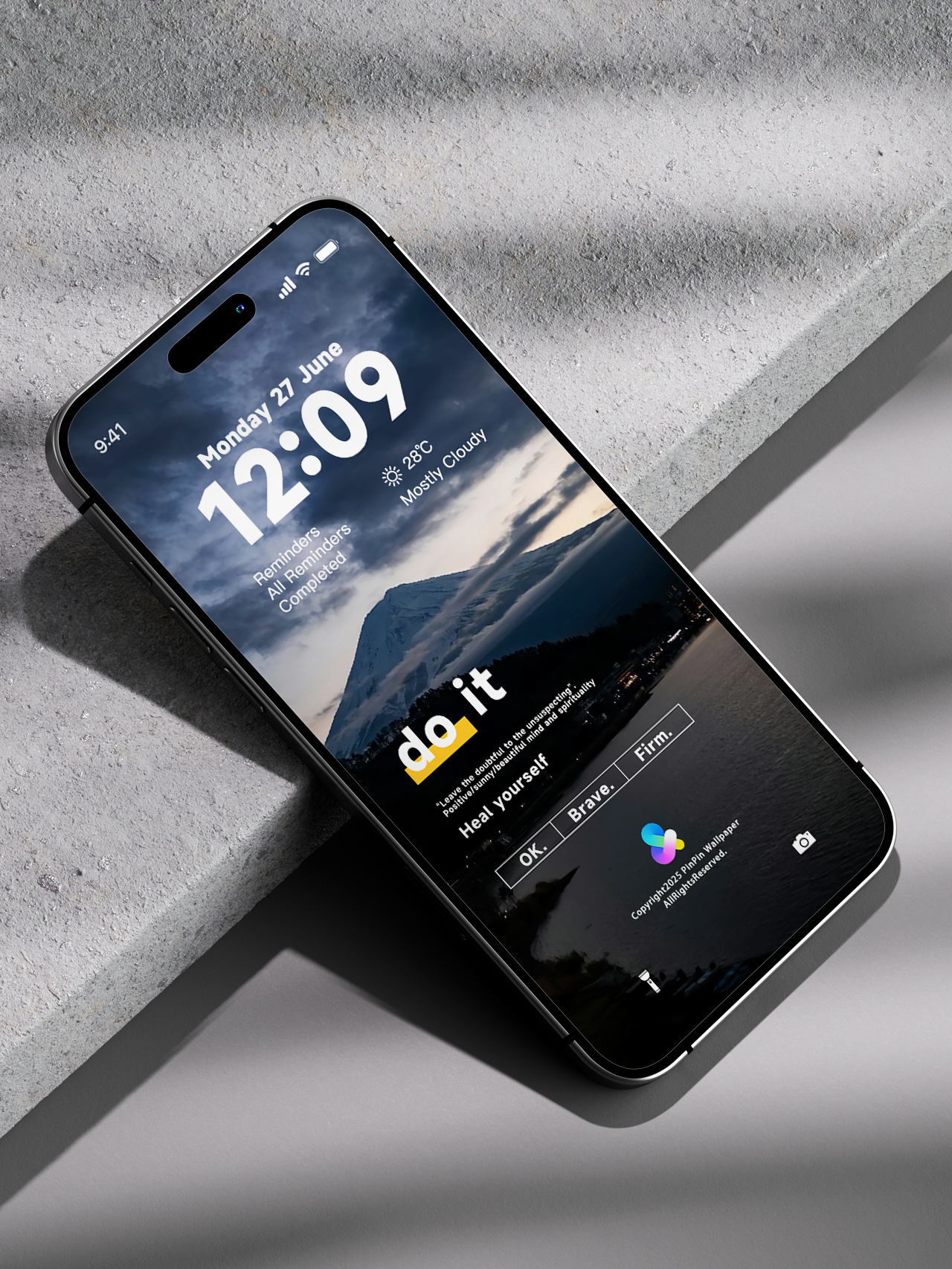 4K HD 壁紙の背景 - iPhone および Android 向け Black Universe Series20
