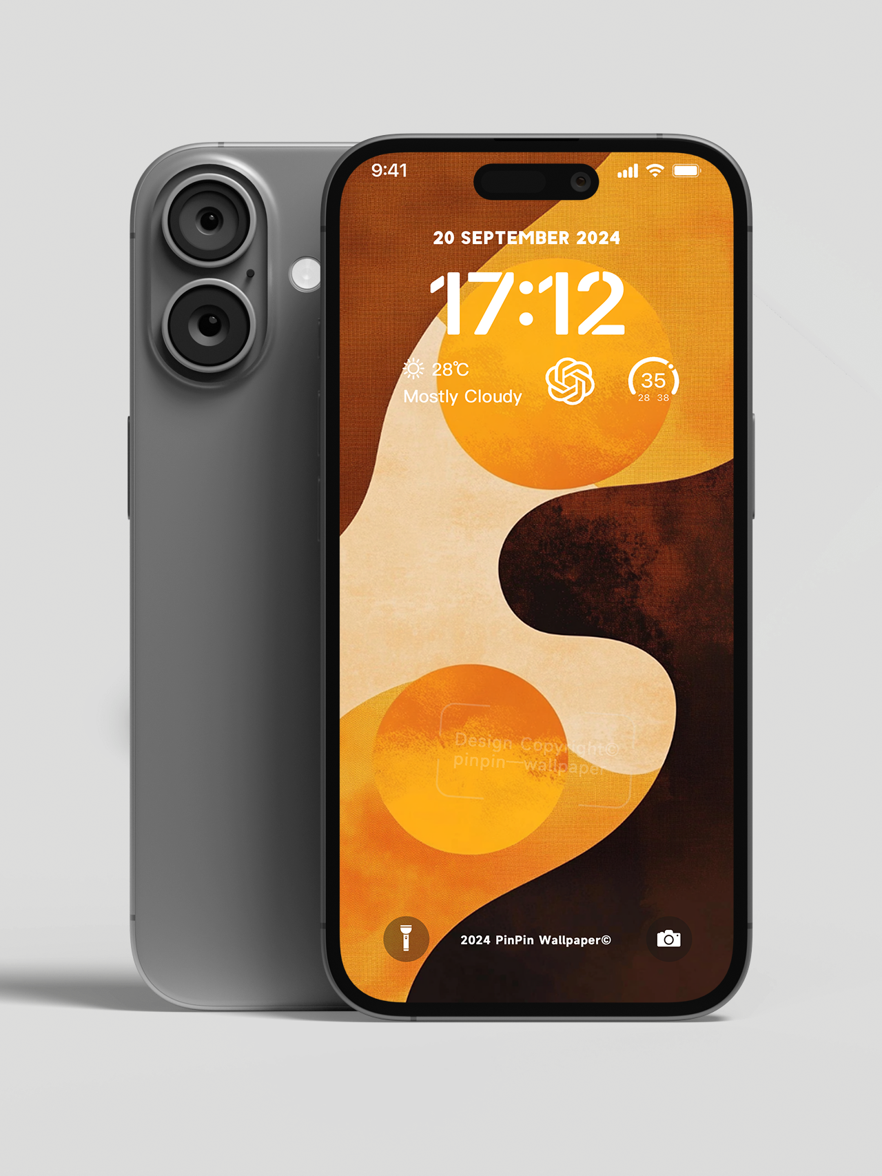 4K HD 壁紙の背景 - iPhone と Android 向けのミニマリスト スタイルのグラデーション