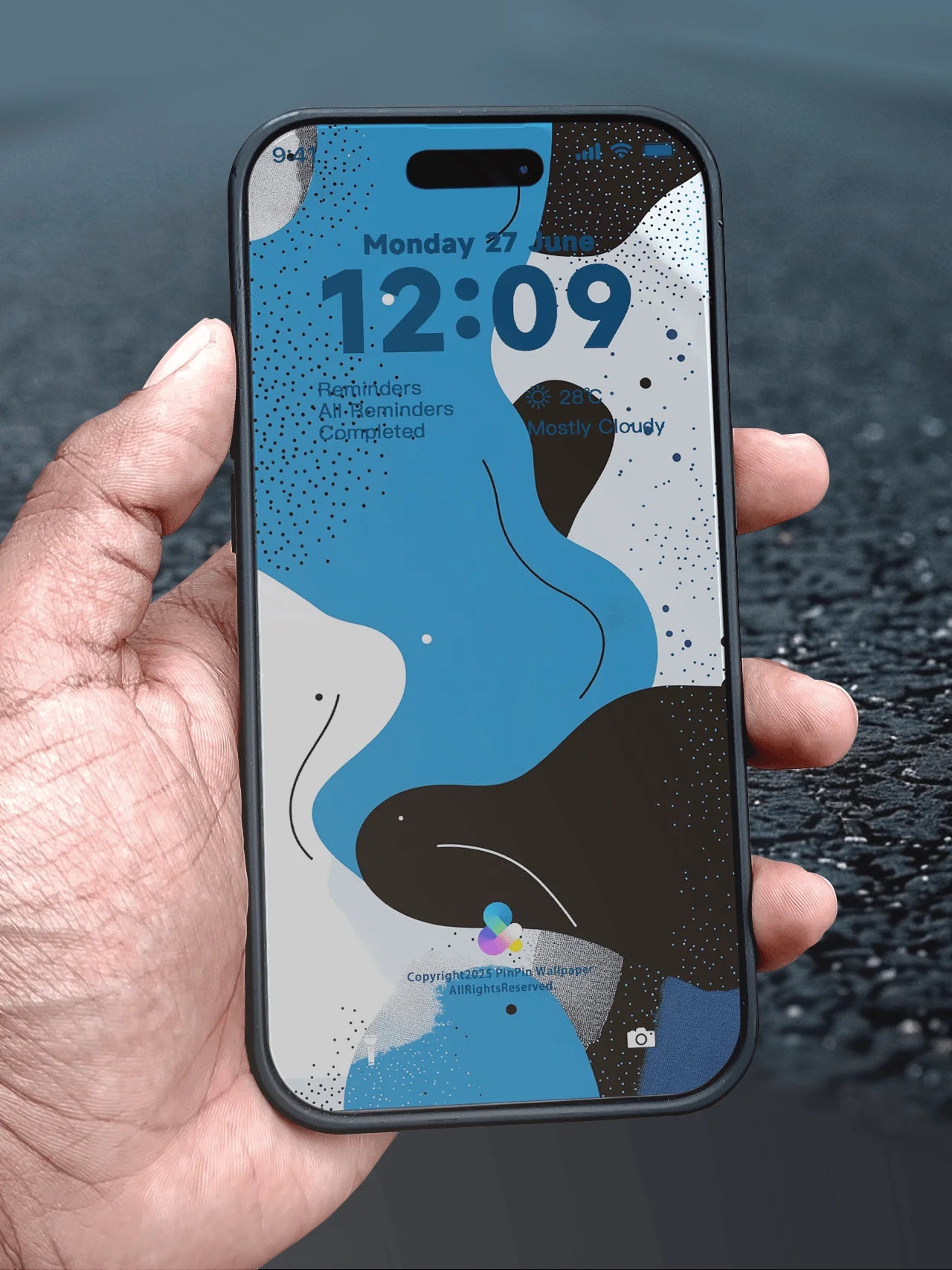4K HD 壁紙の背景 - iPhone および Android 向け Black Universe Series20