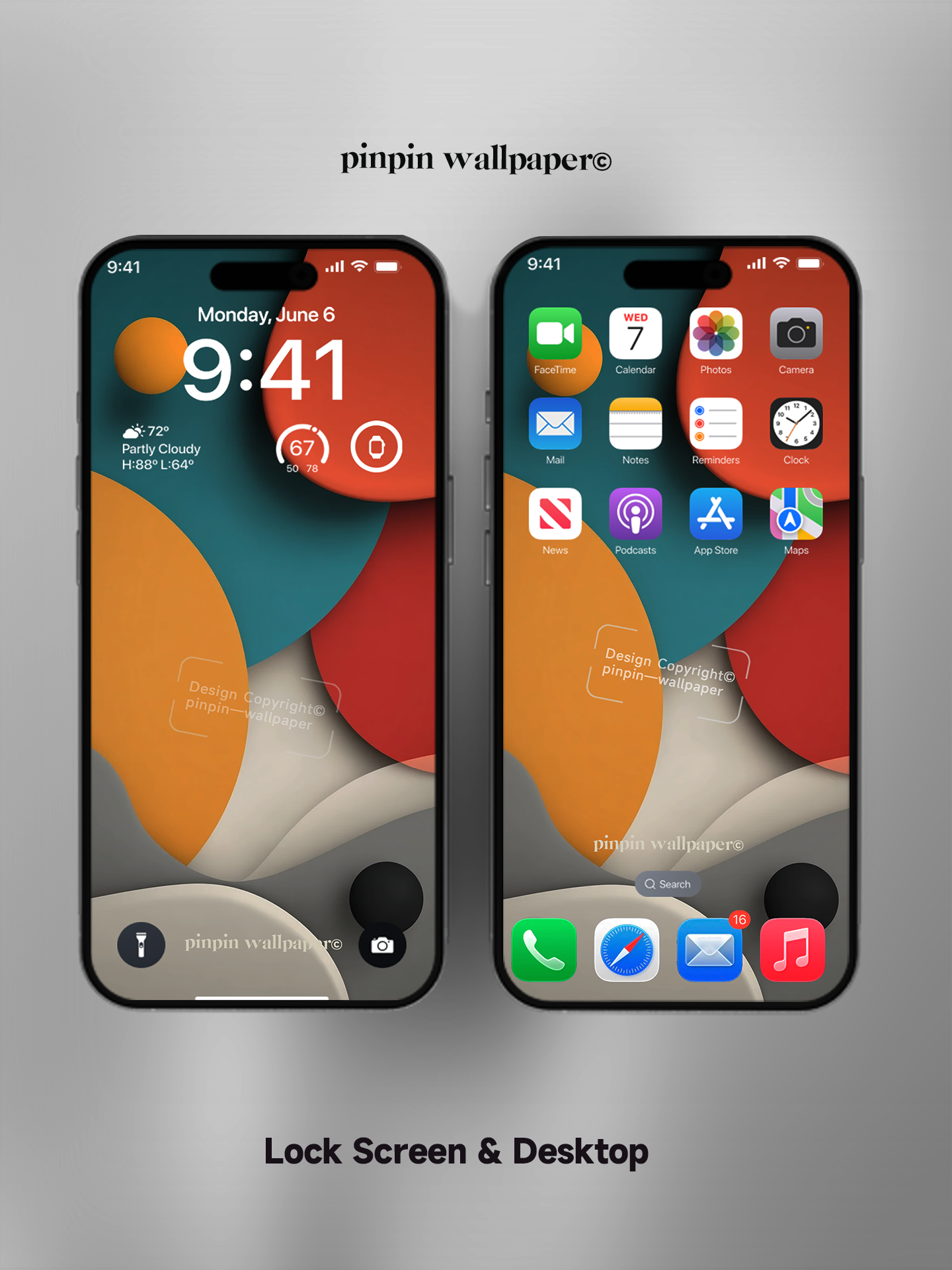 4K HD Phone Wallpaper Background - NO.5780 Minimalist Gradient Style wallpapers for iPhone and Android