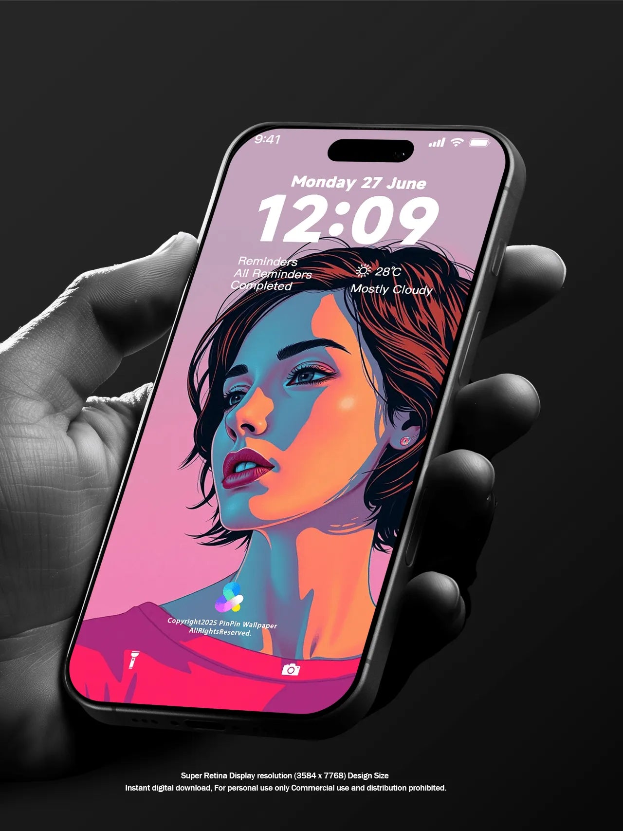 4K HD 壁紙の背景 - iPhone および Android 向け Black Universe Series20
