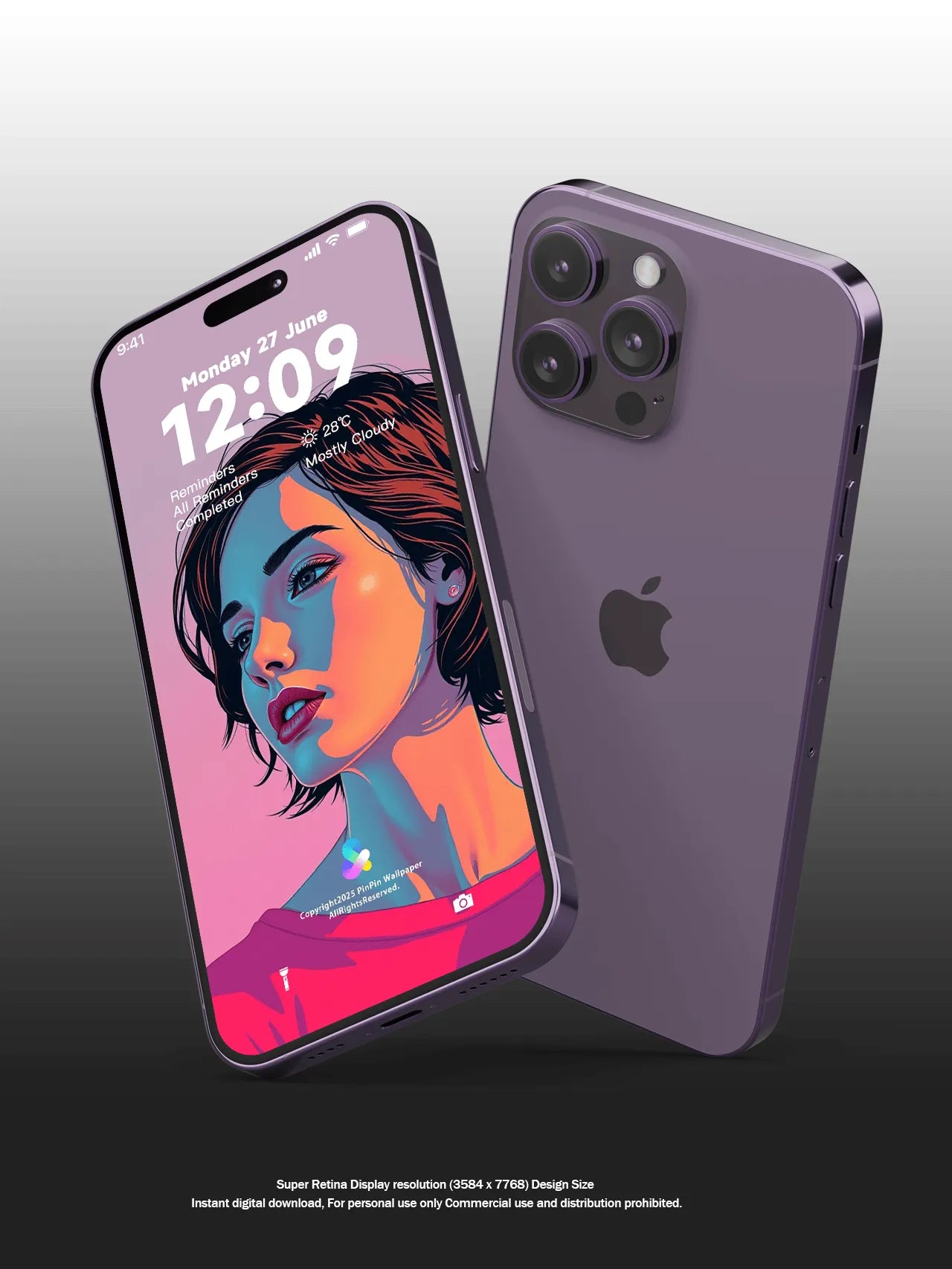 4K HD 壁紙の背景 - iPhone および Android 向け Black Universe Series20