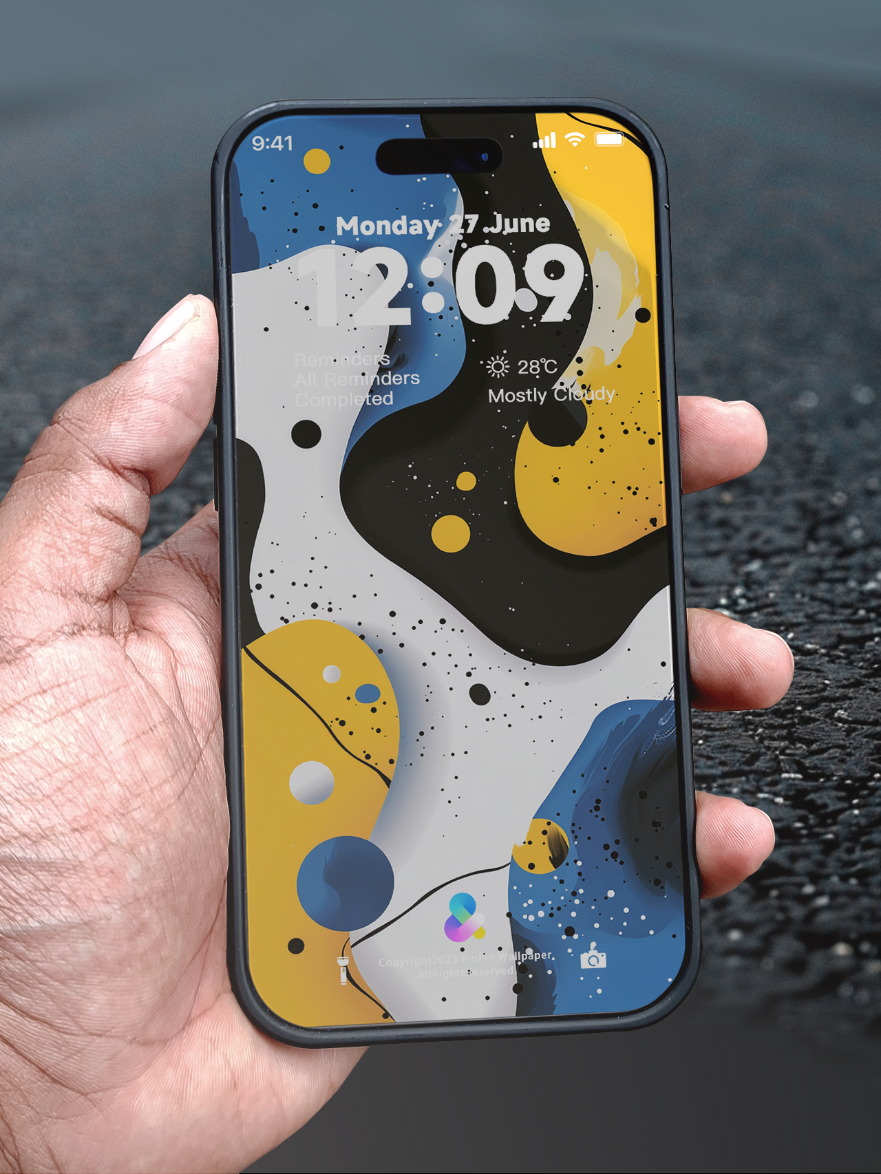 4K HD 壁紙の背景 - iPhone および Android 向け Black Universe Series20