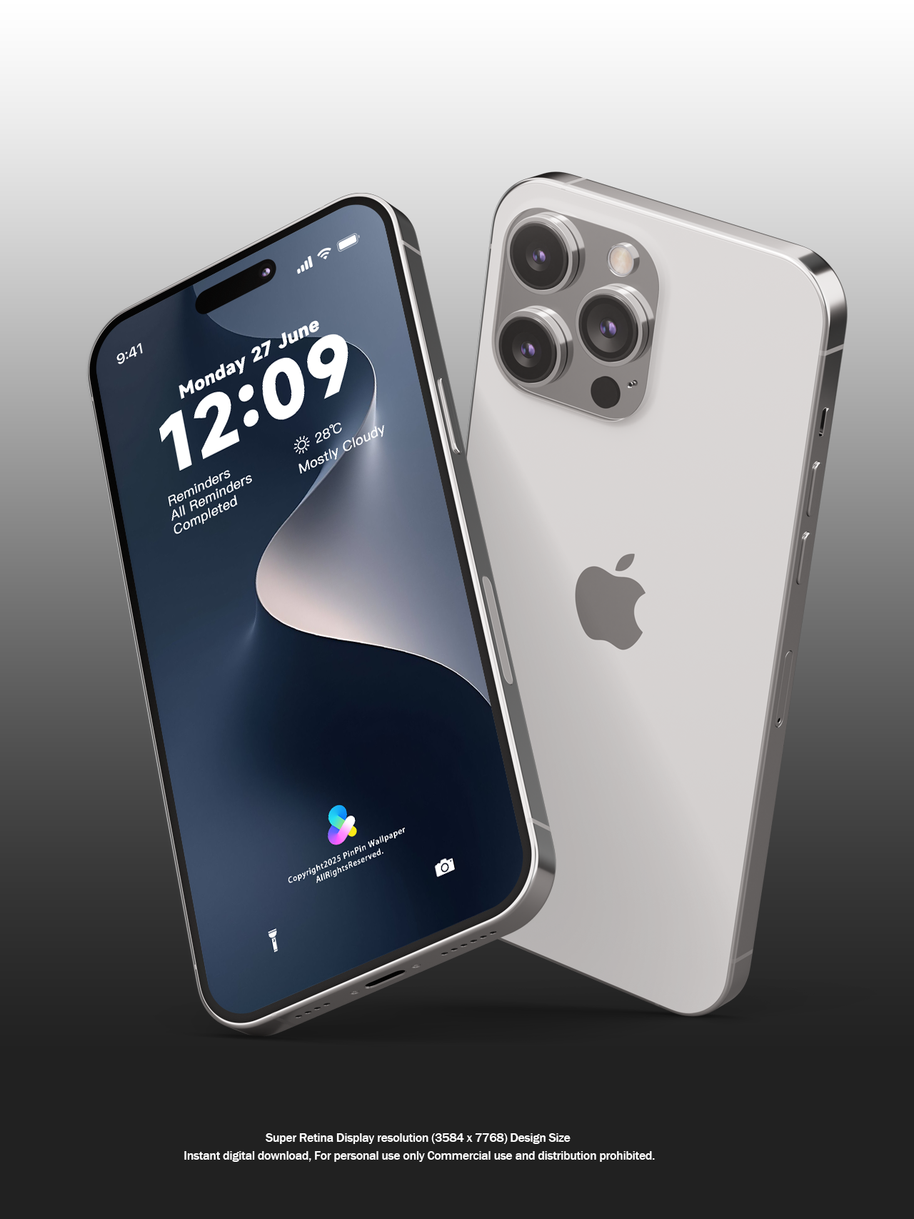 4K HD 壁紙の背景 - iPhone および Android 向け Black Universe Series20