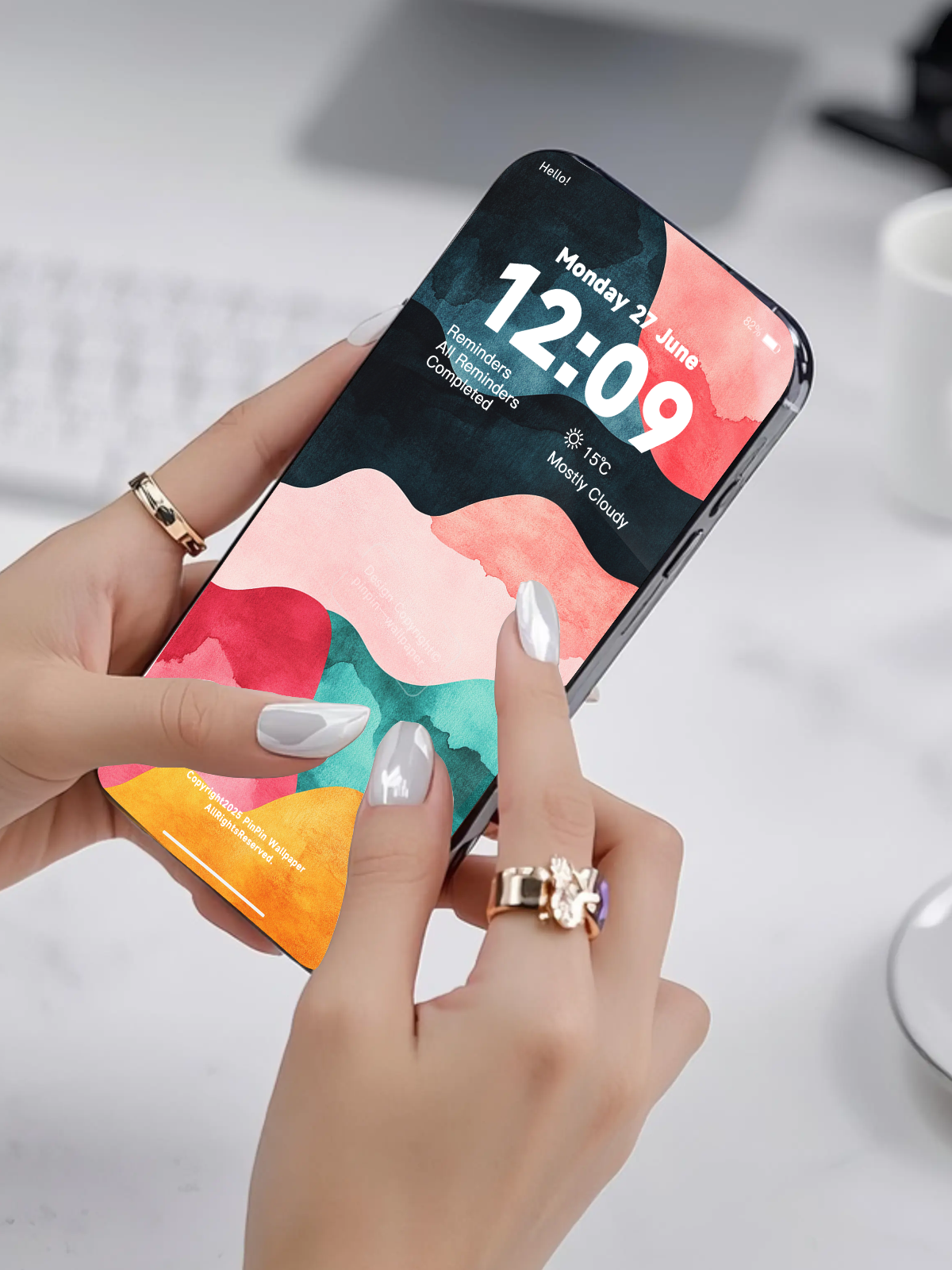 4K HD 壁紙の背景 - iPhone および Android 向け Black Universe Series20