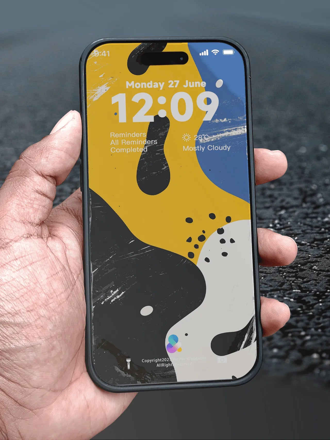 4K HD 壁紙の背景 - iPhone および Android 向け Black Universe Series20