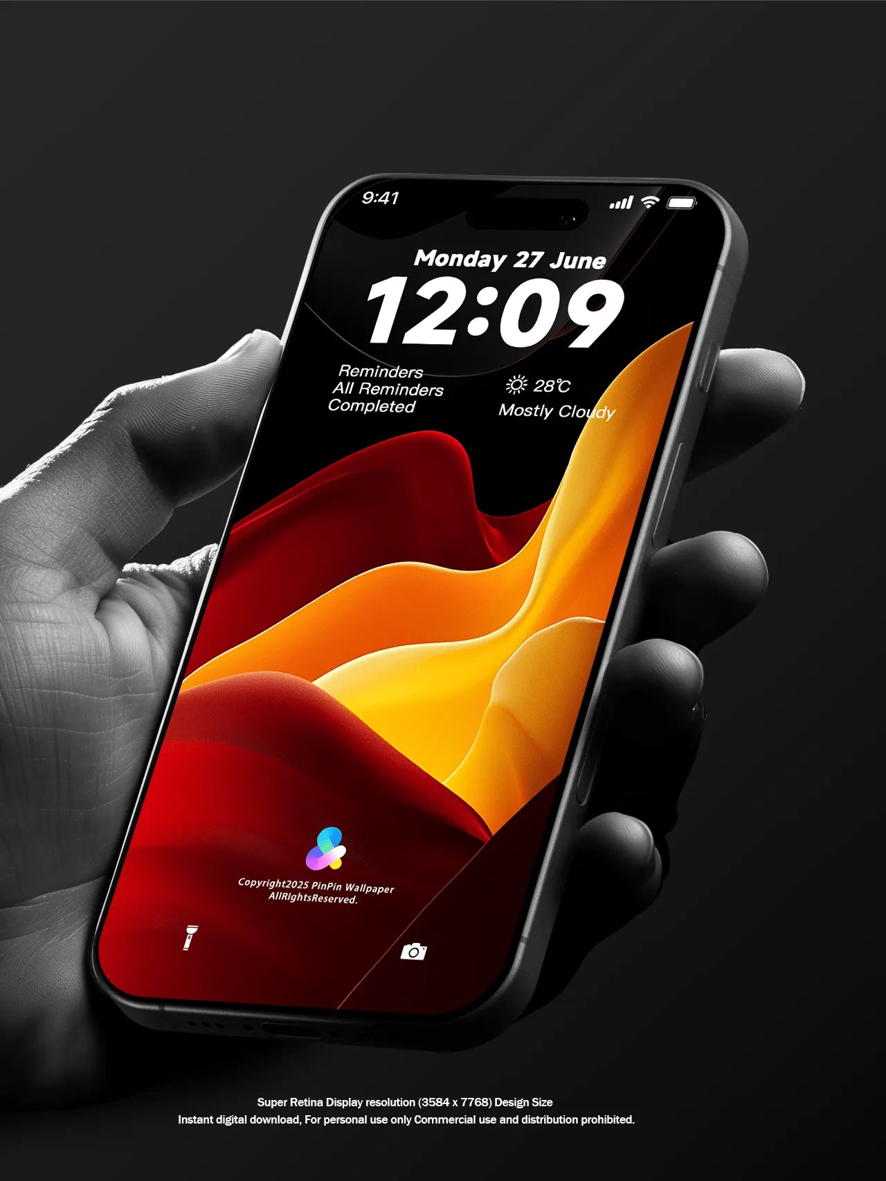4K HD 壁紙の背景 - iPhone および Android 向け Black Universe Series20