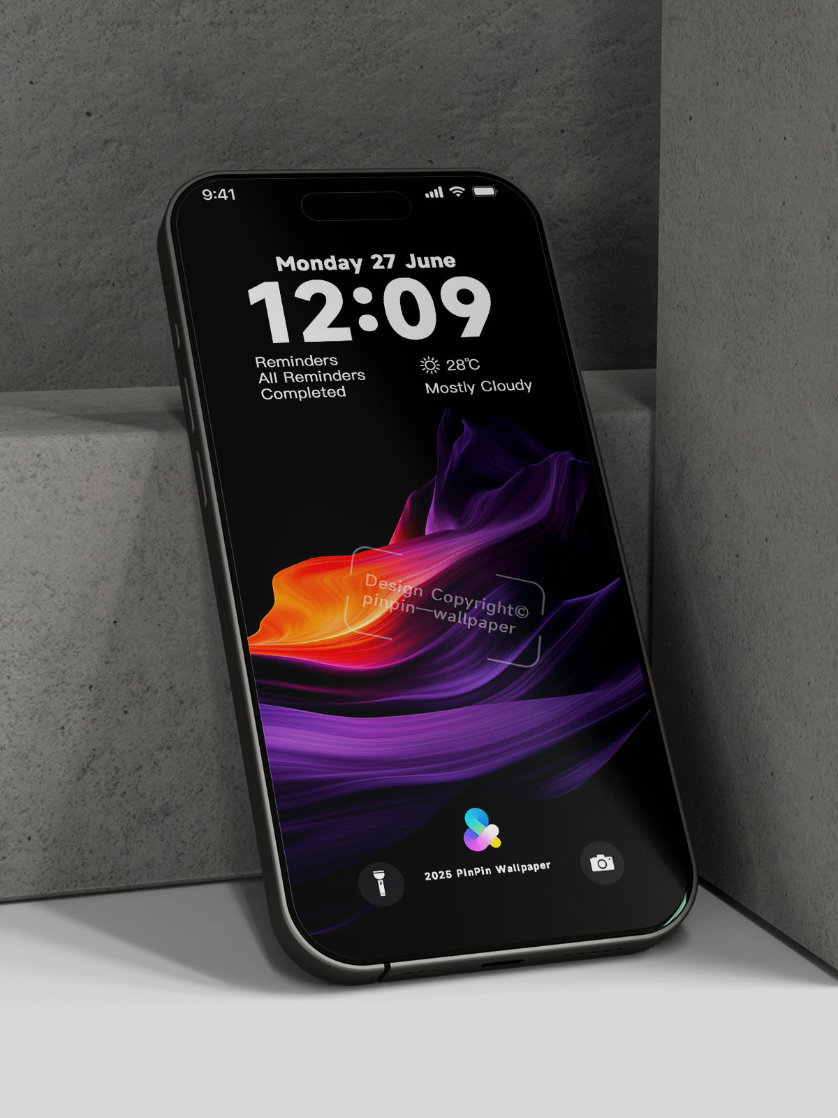 4K HD 壁紙の背景 - iPhone および Android 向け Black Universe Series20