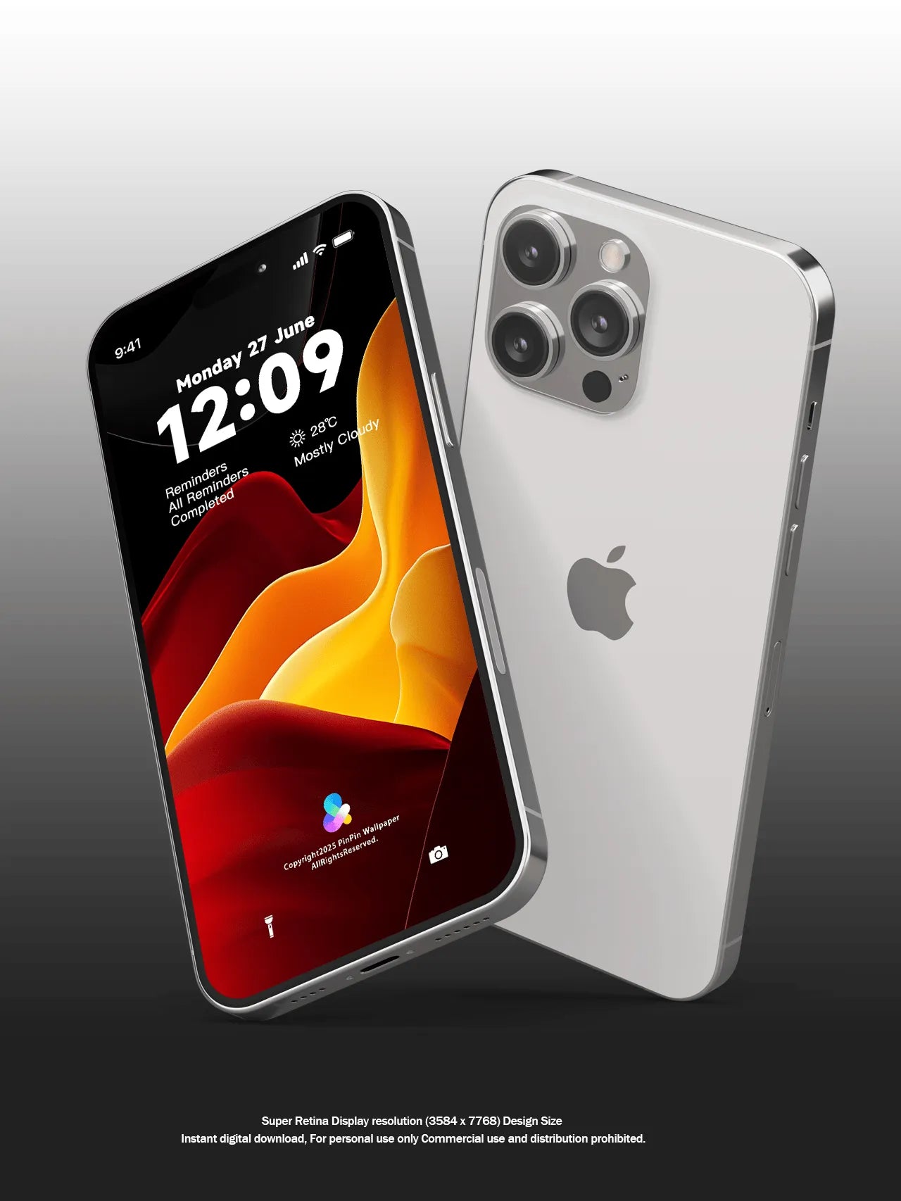 4K HD 壁紙の背景 - iPhone および Android 向け Black Universe Series20
