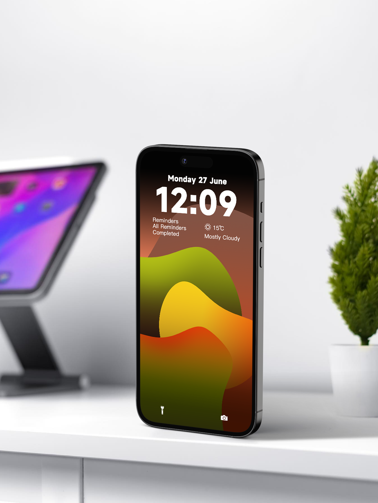 4K HD Wallpaper Backgrounds - Colorful Geometric Shapes for iPhone and Android
