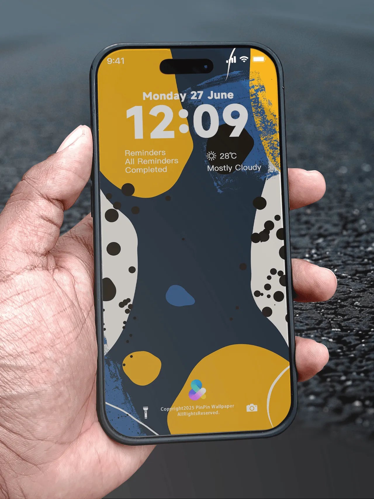 4K HD 壁紙の背景 - iPhone および Android 向け Black Universe Series20