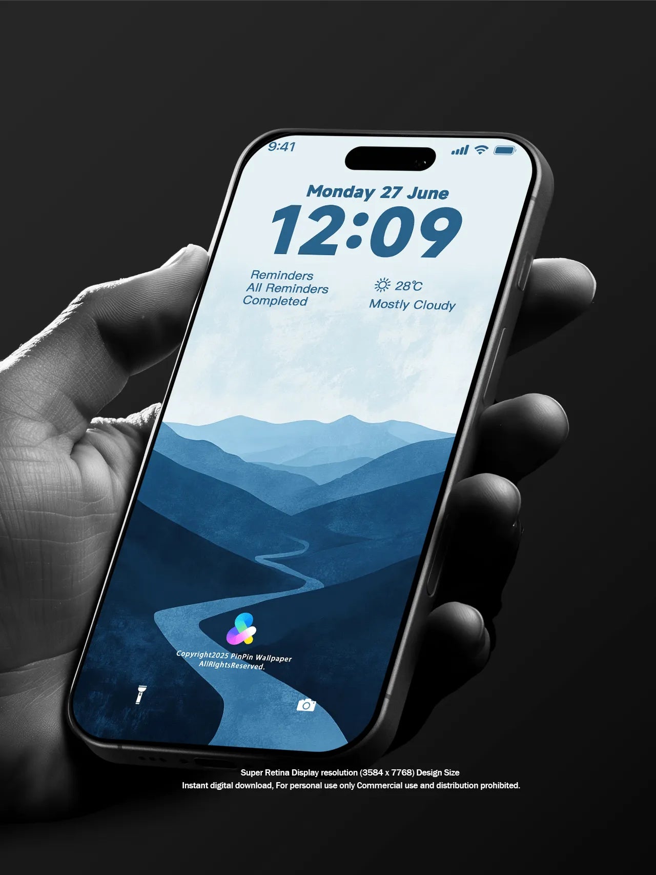 4K HD 壁紙の背景 - iPhone および Android 向け Black Universe Series20