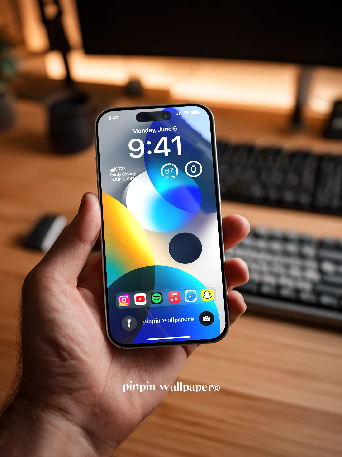 4K HD 壁紙の背景 - iPhone および Android 向け Black Universe Series20