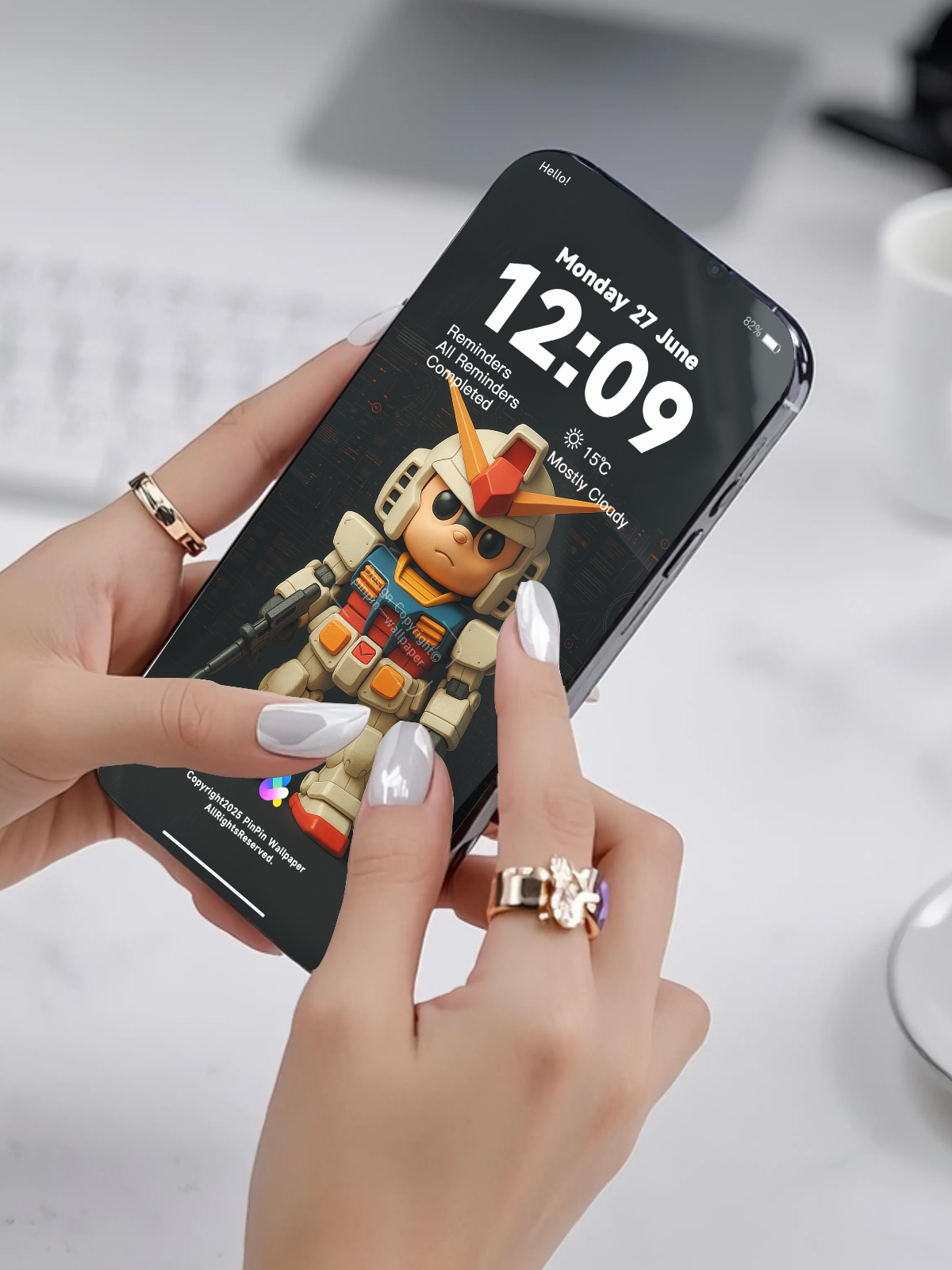 4K HD 壁紙の背景 - iPhone および Android 向け Black Universe Series20