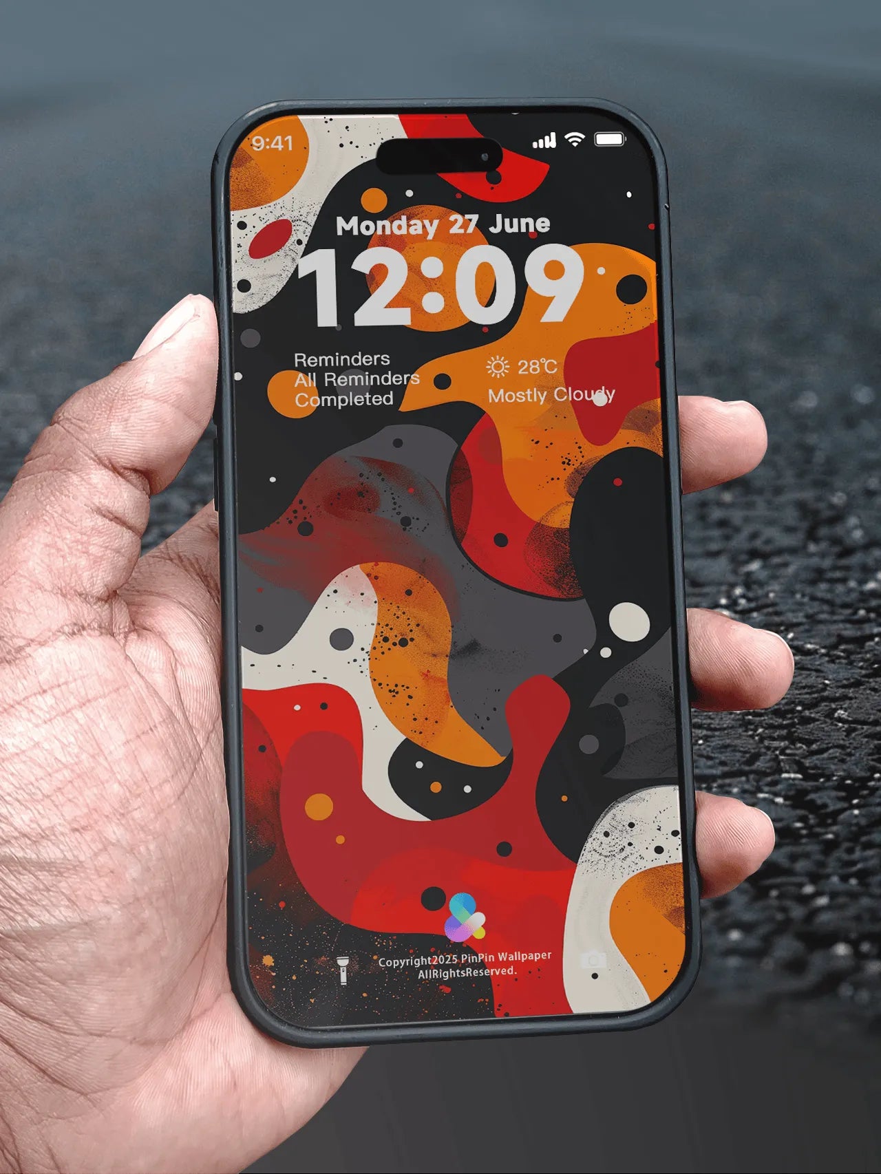4K HD 壁紙の背景 - iPhone および Android 向け Black Universe Series20