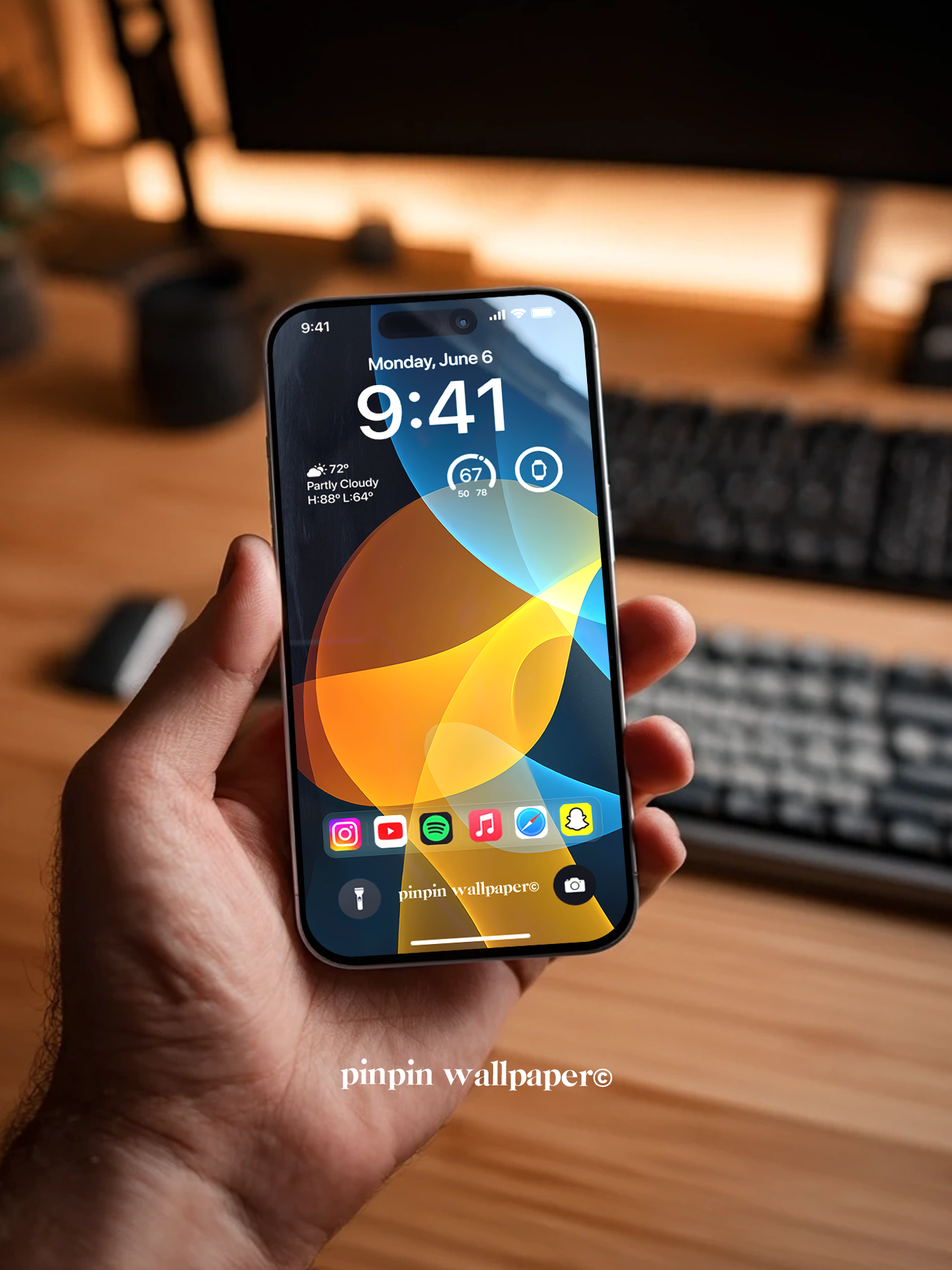 4K HD 壁紙の背景 - iPhone および Android 向け Black Universe Series20