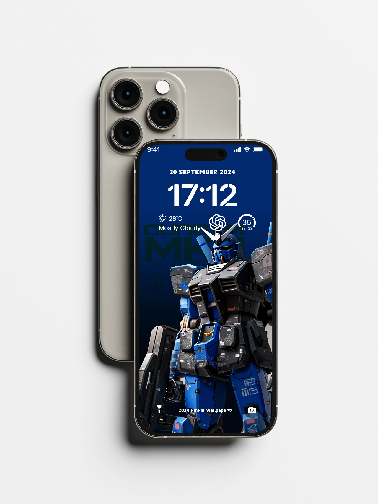 4K HD Phone Wallpaper Background -Gundam Series bule&black - Mechwarrior Wallpapers for iPhone and Android