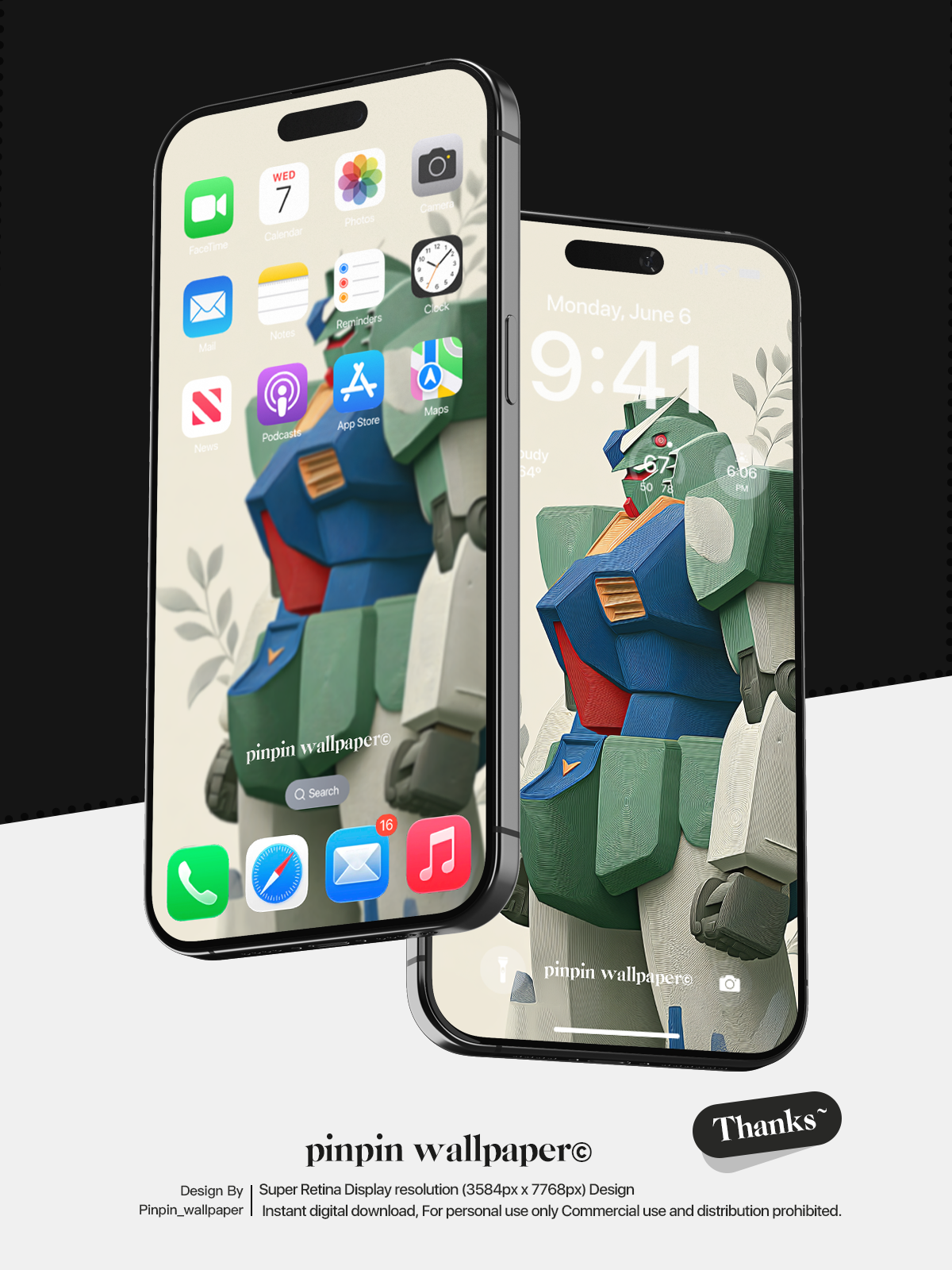 4K HD Phone Wallpaper Background - Minimalist Gradient Style Gundam wallpapers for iPhone and Android