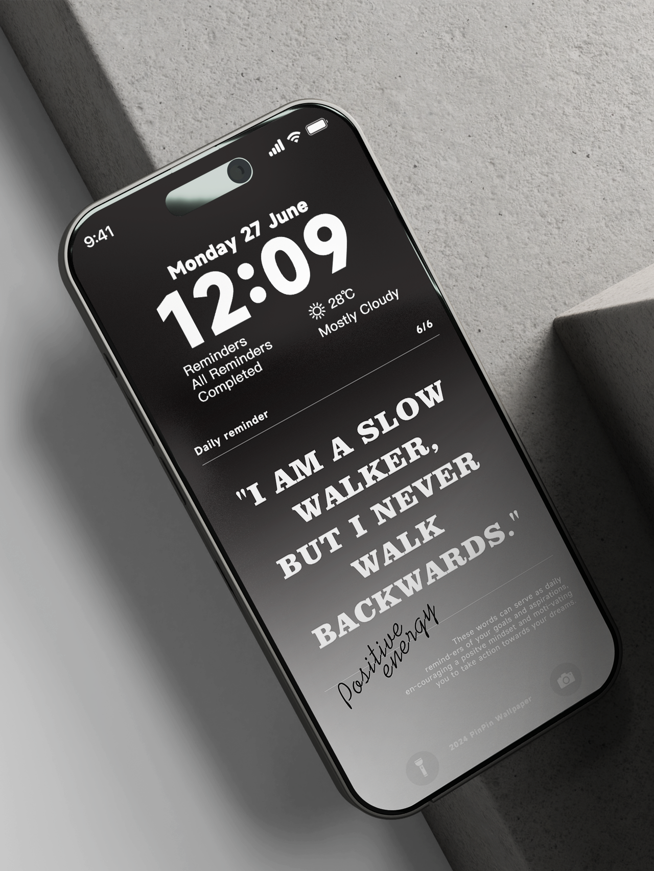 4K HD Wallpaper Background -Positive energy quotations for iPhone and Android