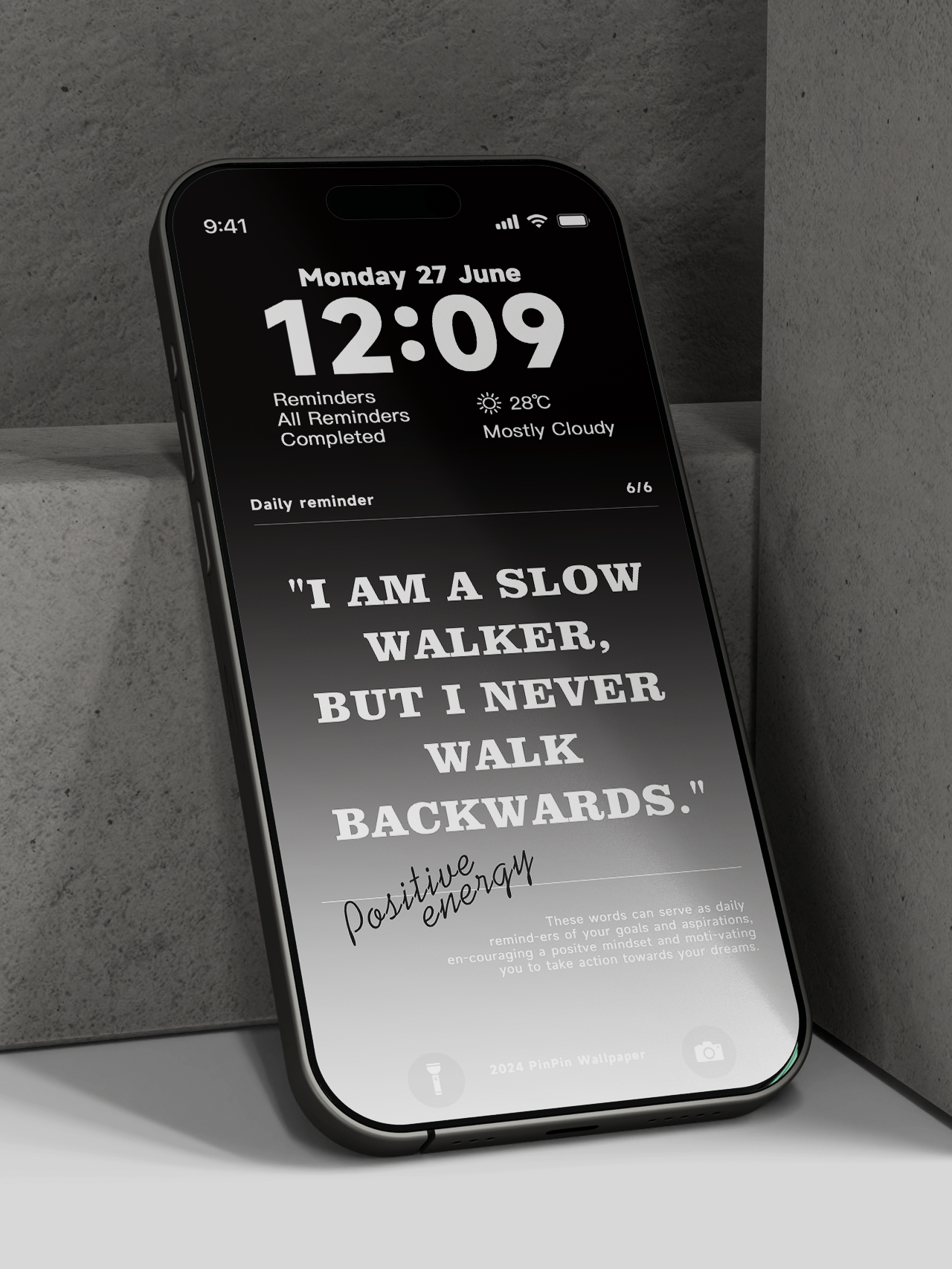4K HD Wallpaper Background -Positive energy quotations for iPhone and Android