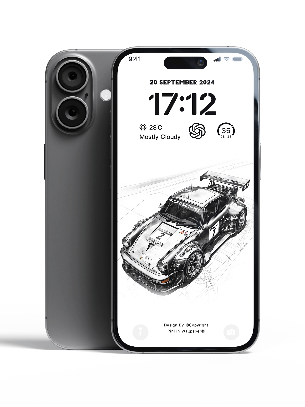 4K HD Phone Wallpaper Background - Porsche Car of atmosphere for iPhone and Android