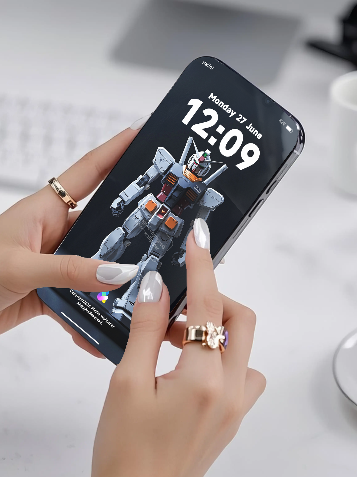4K HD 壁紙の背景 - iPhone および Android 向け Black Universe Series20