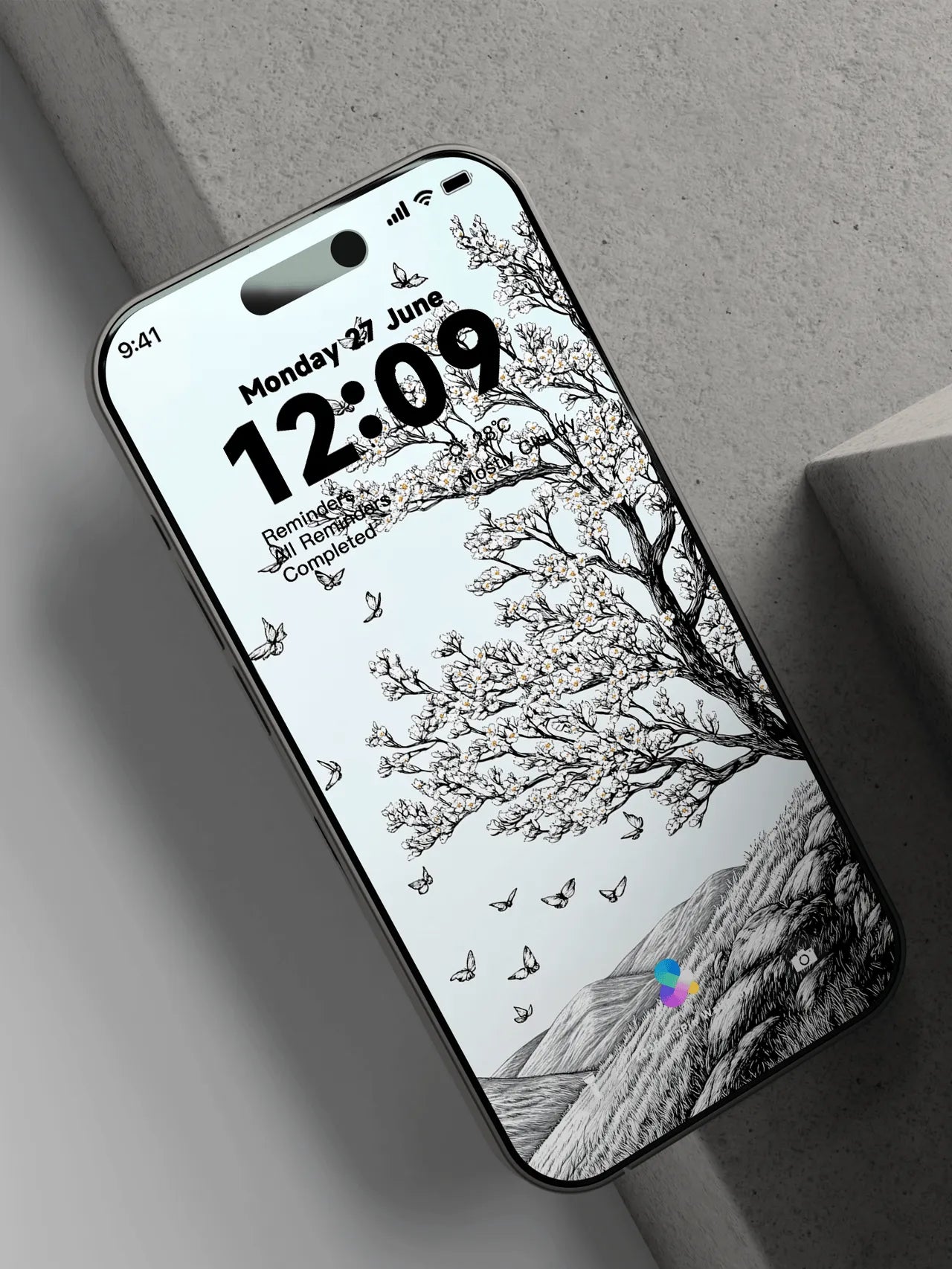 4K HD 壁紙の背景 - iPhone および Android 向け Black Universe Series20
