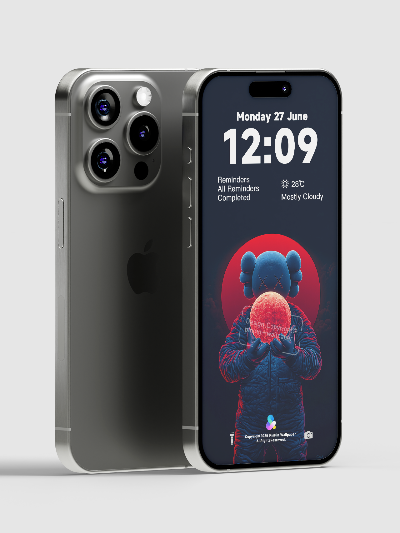 4K HD 壁紙の背景 - iPhone および Android 向け Black Universe Series20