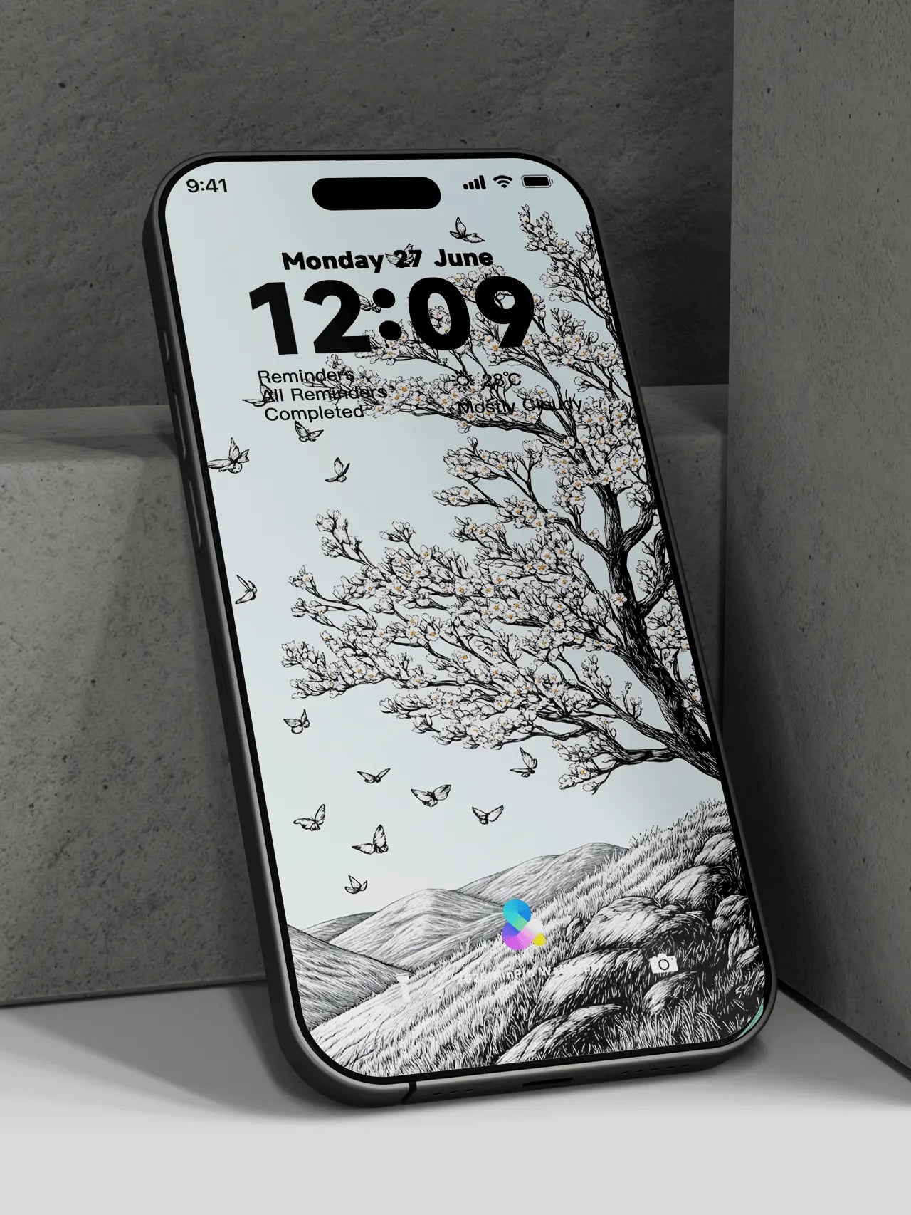 4K HD 壁紙の背景 - iPhone および Android 向け Black Universe Series20
