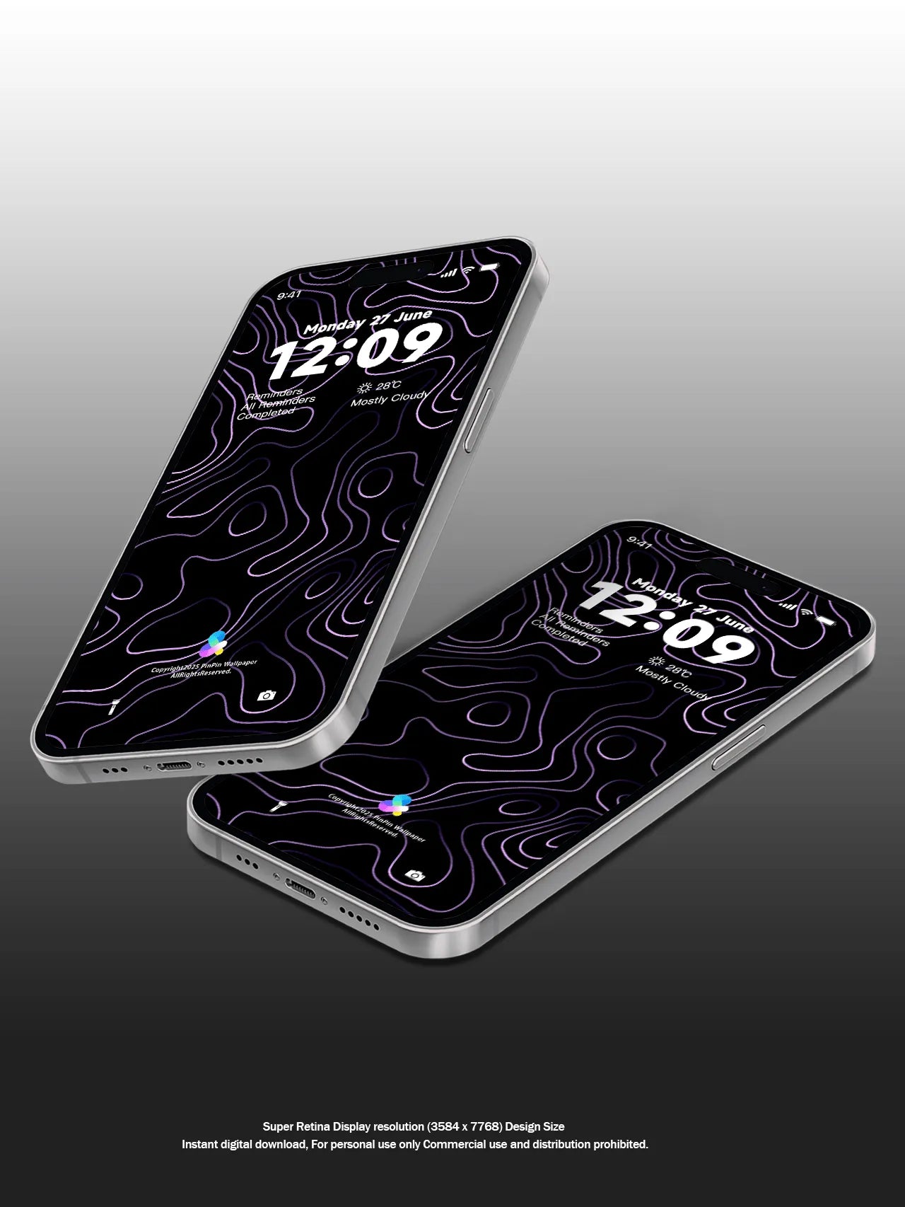 4K HD 壁紙の背景 - iPhone および Android 向け Black Universe Series20