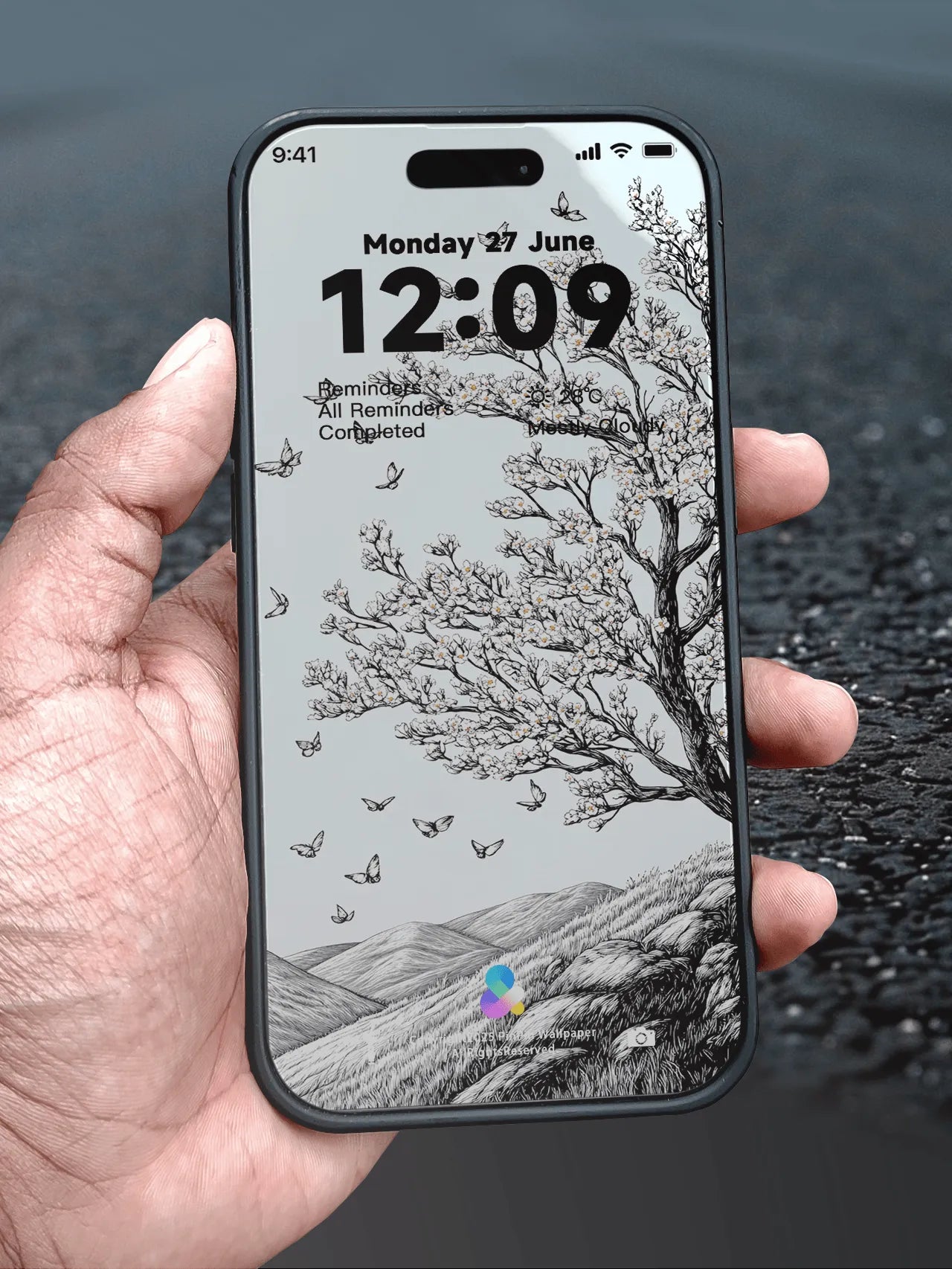 4K HD 壁紙の背景 - iPhone および Android 向け Black Universe Series20