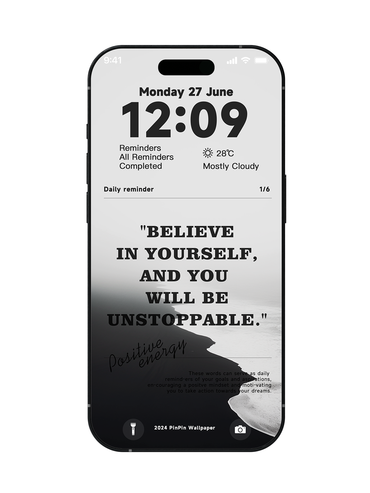 4K HD Wallpaper Background -Positive energy quotations for iPhone and Android