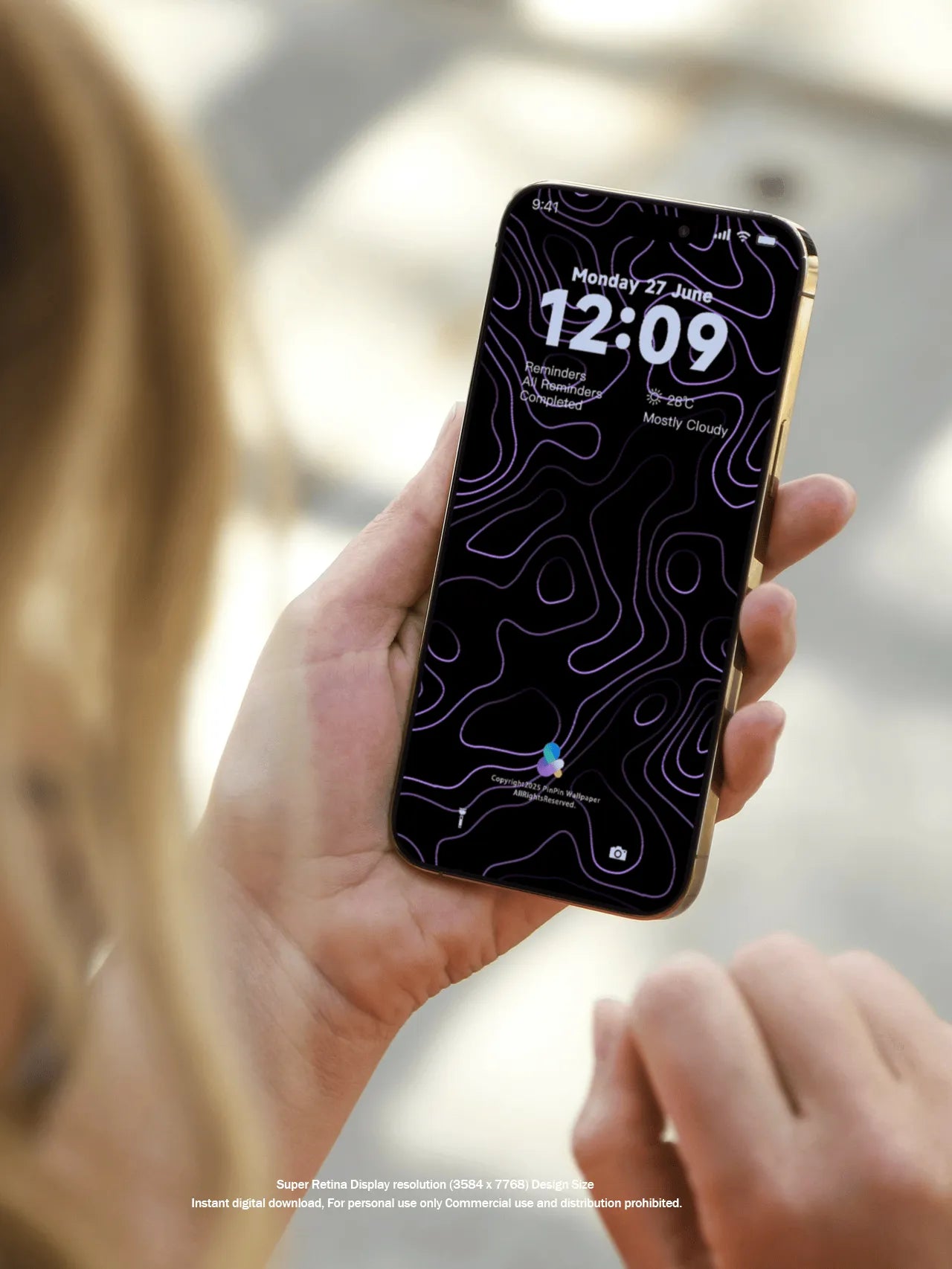 4K HD 壁紙の背景 - iPhone および Android 向け Black Universe Series20