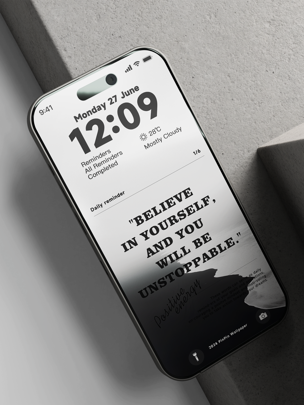 4K HD Wallpaper Background -Positive energy quotations for iPhone and Android