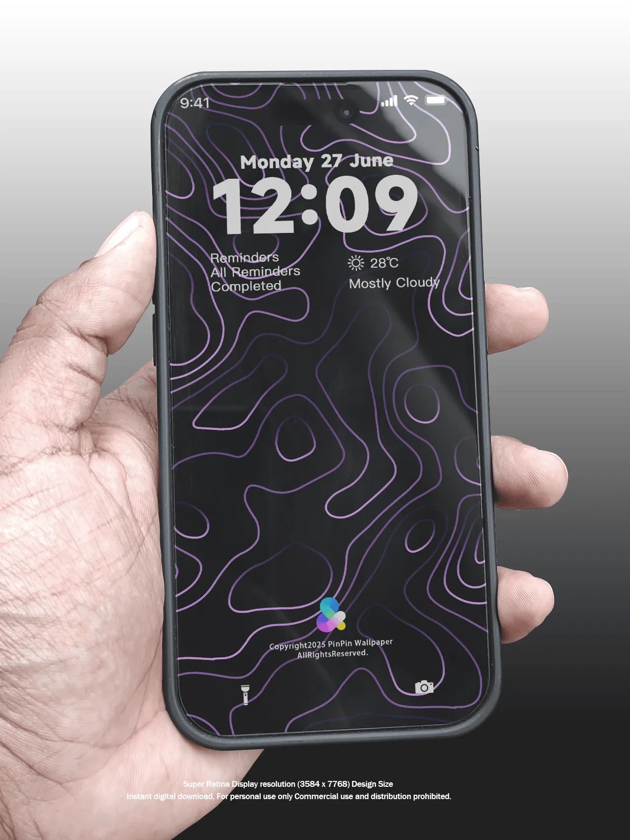 4K HD 壁紙の背景 - iPhone および Android 向け Black Universe Series20