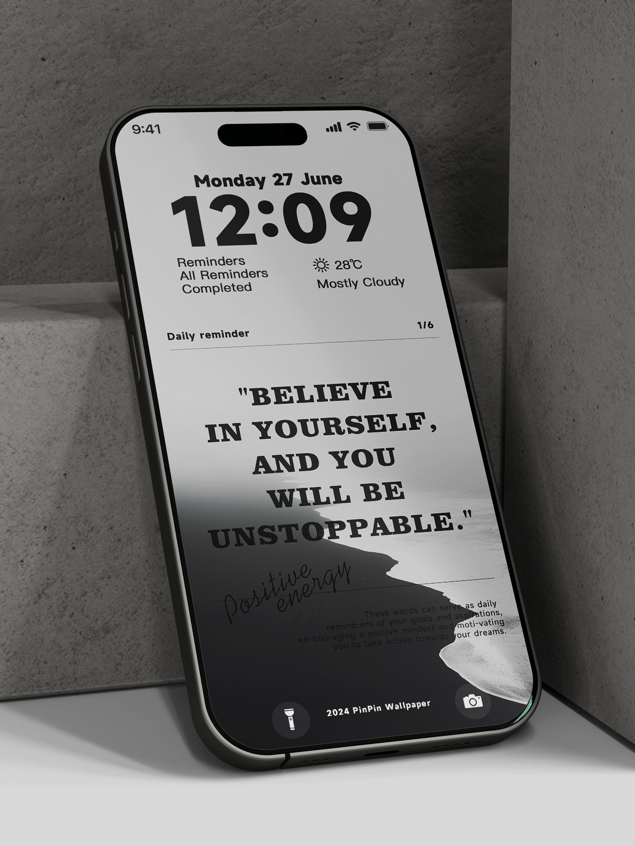 4K HD Wallpaper Background -Positive energy quotations for iPhone and Android