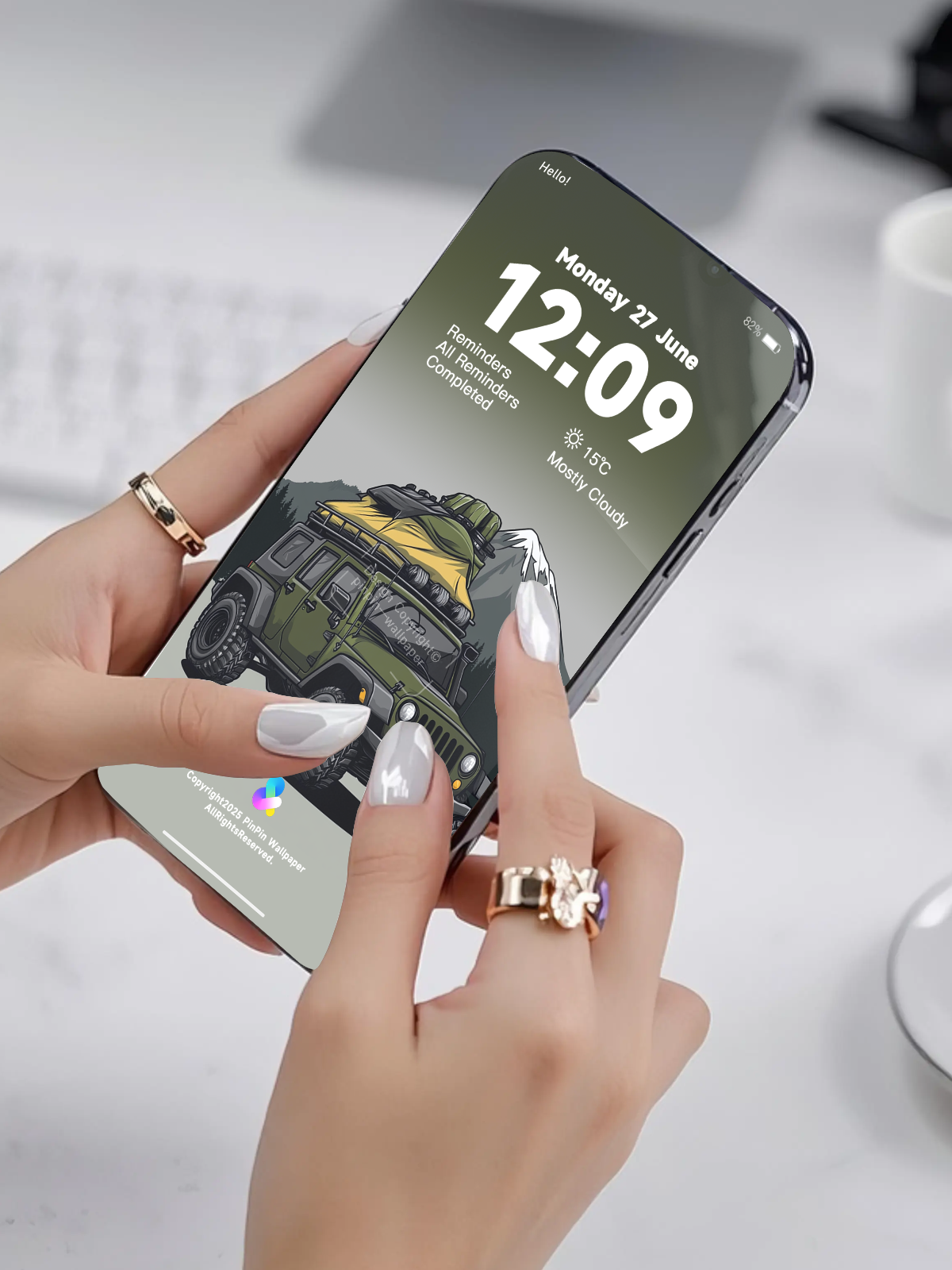 4K HD 壁紙の背景 - iPhone および Android 向け Black Universe Series20