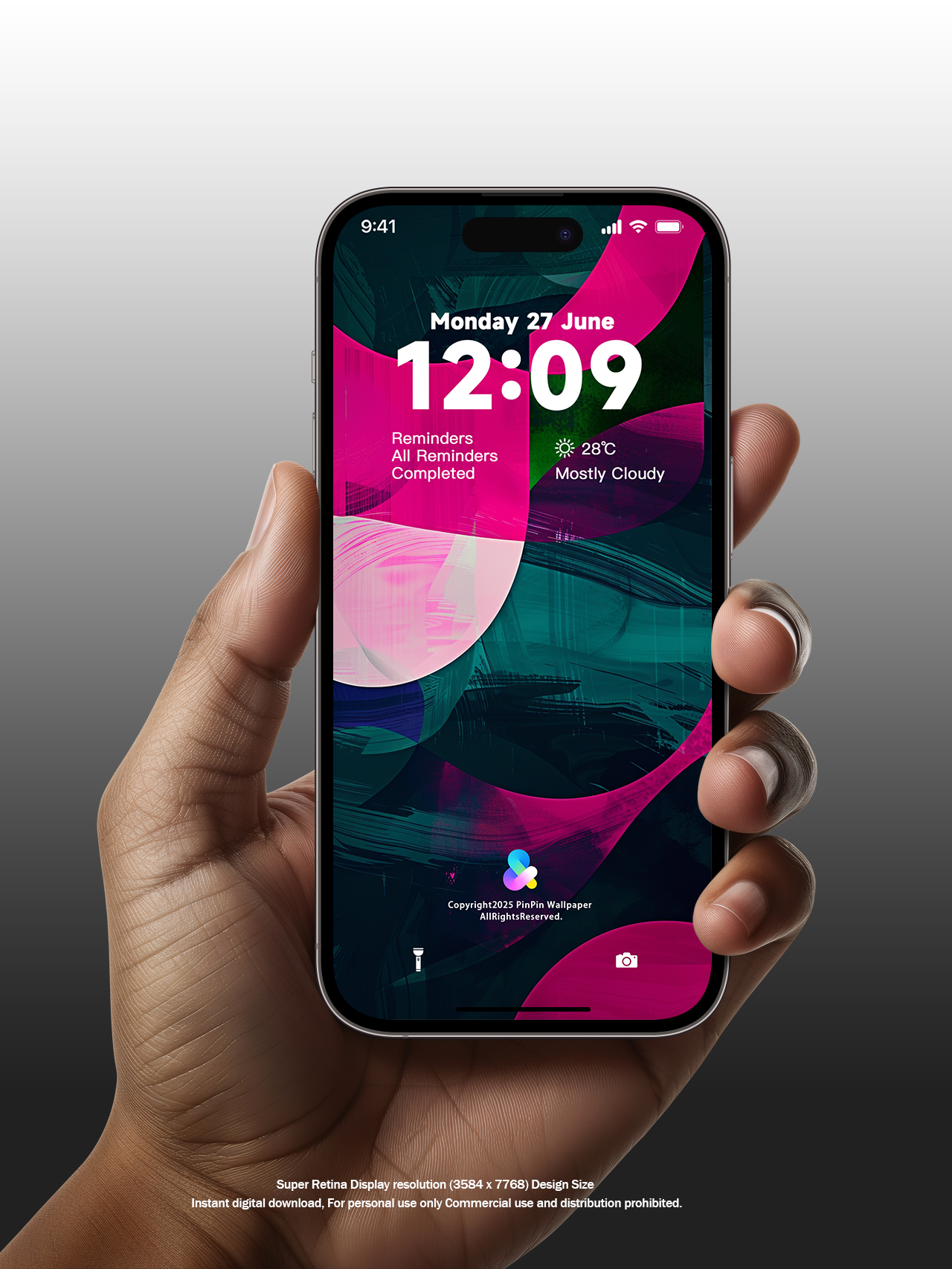 4K HD 壁紙の背景 - iPhone および Android 向け Black Universe Series20