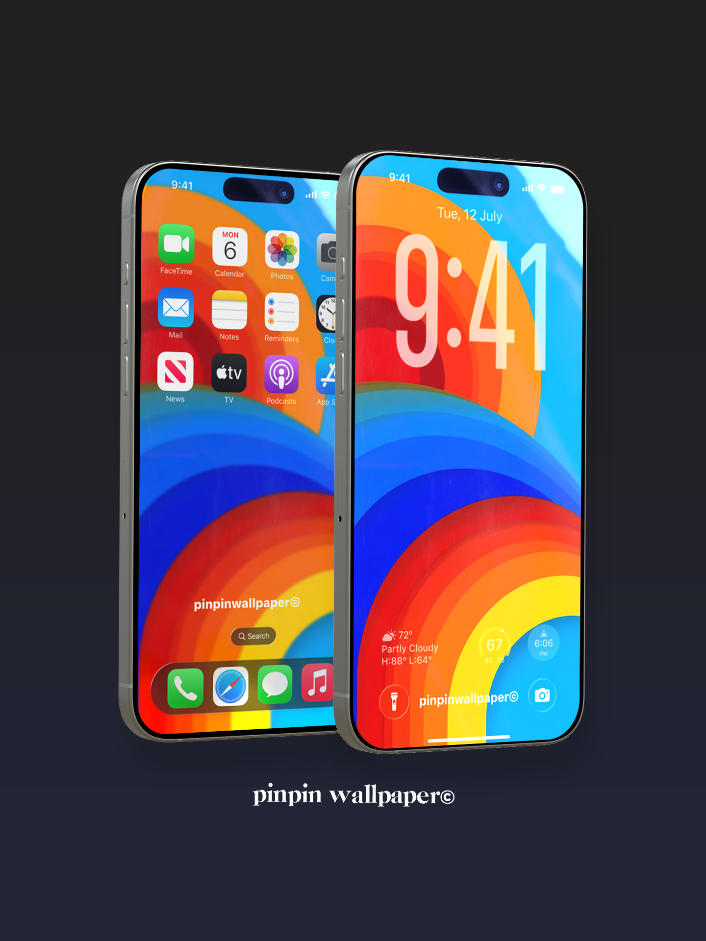 4K HD Phone Wallpaper Background - NO.5933 Minimalist Gradient Style wallpapers for iPhone and Android