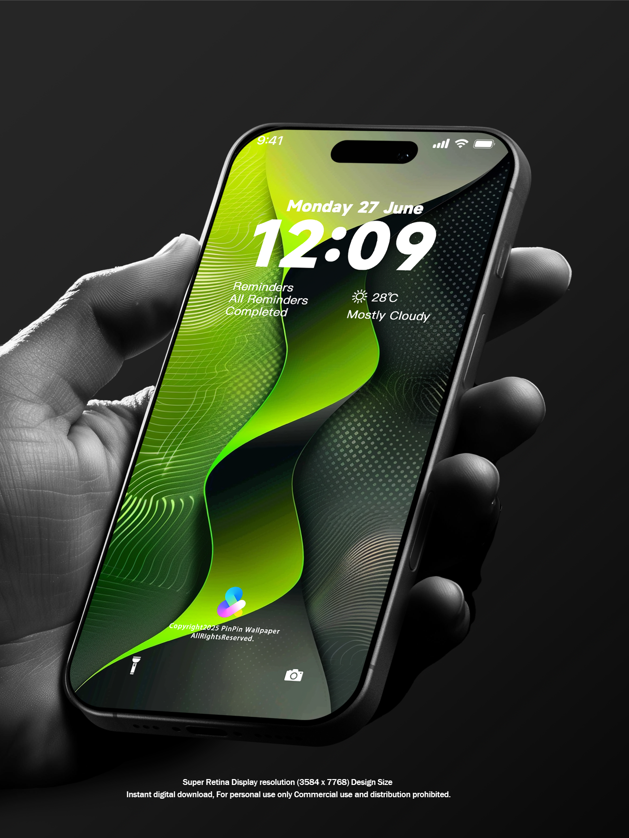 4K HD 壁紙の背景 - iPhone および Android 向け Black Universe Series20