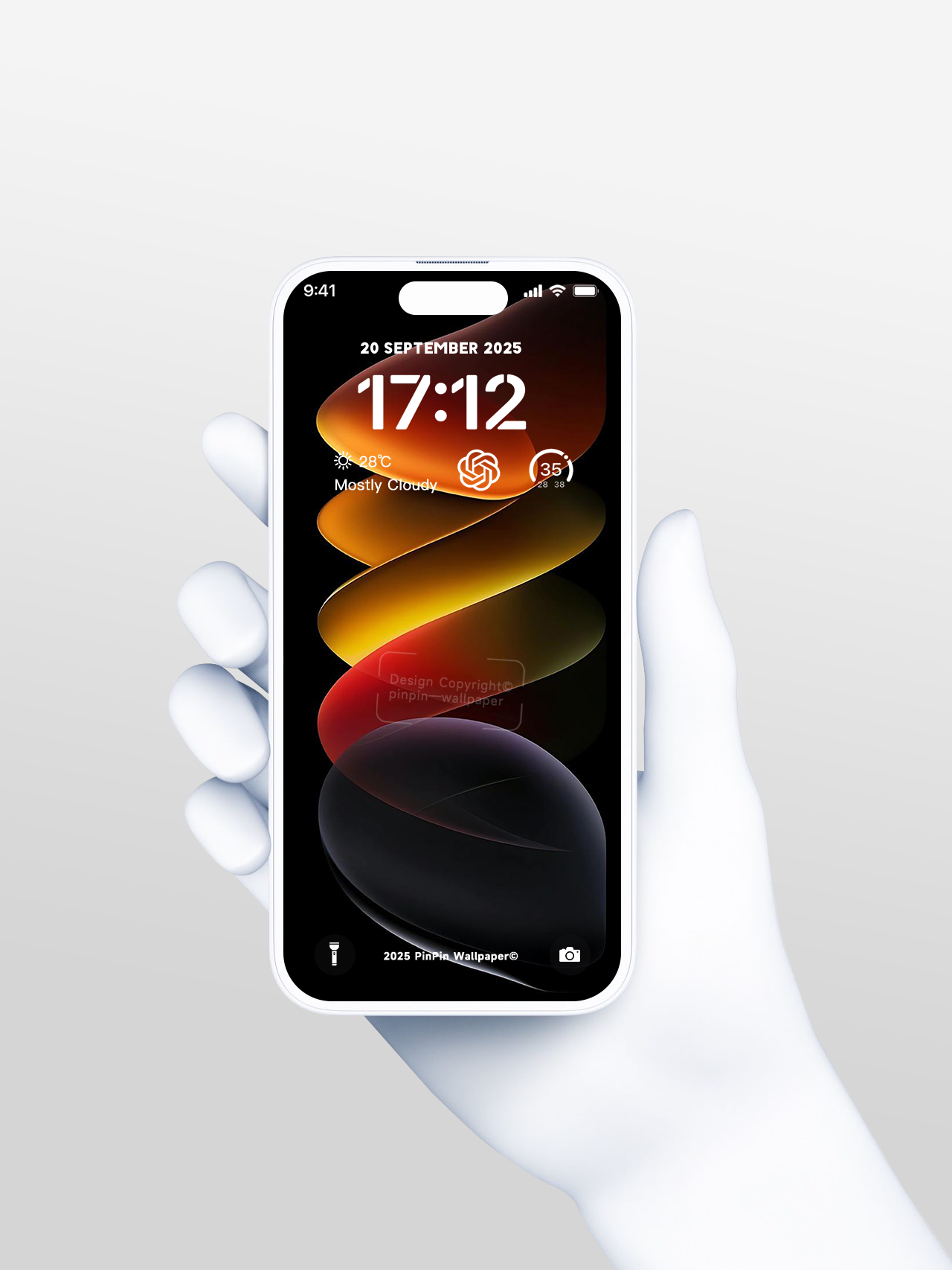 4K HD 壁紙の背景 - iPhone および Android 向け Black Universe Series20